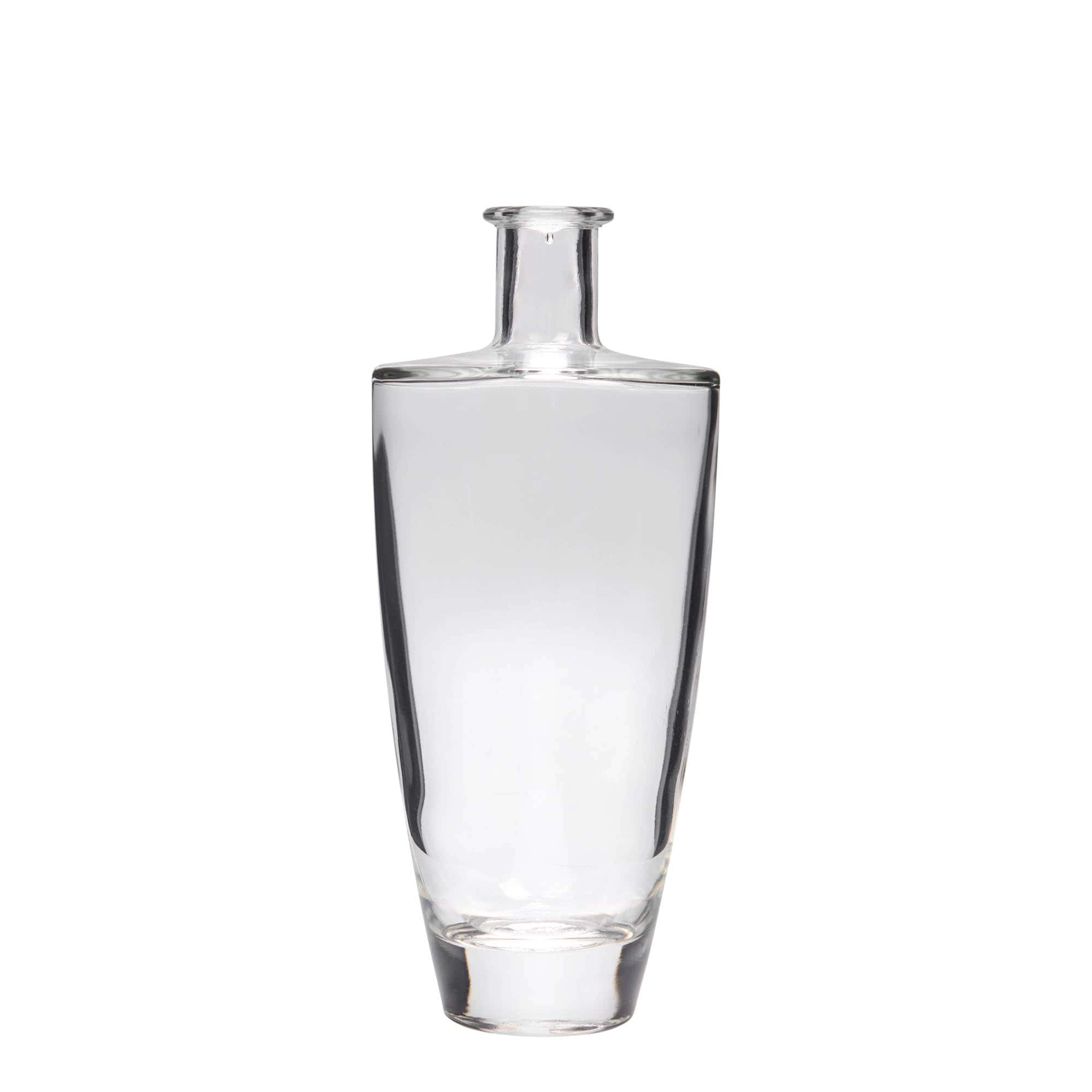 Garrafa de vidro de 500 ml 'Vanessa', oval, boca: cortiça