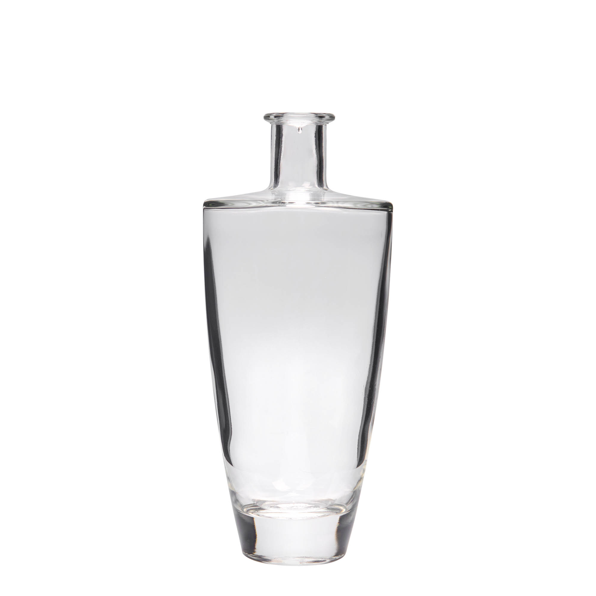Garrafa de vidro de 500 ml 'Vanessa', oval, boca: cortiça Garrafa de vidro de 500 ml 'Vanessa', oval, boca: cortiça
