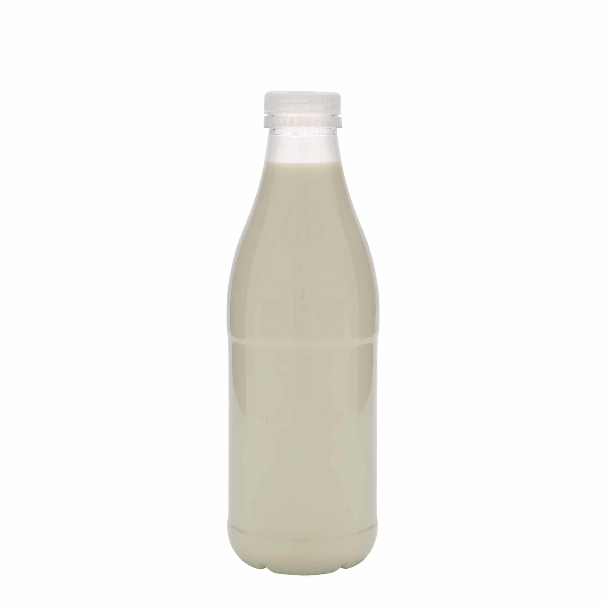1000 ml Garrafa PET 'Milk and Juice', plástico, boca: 38 mm