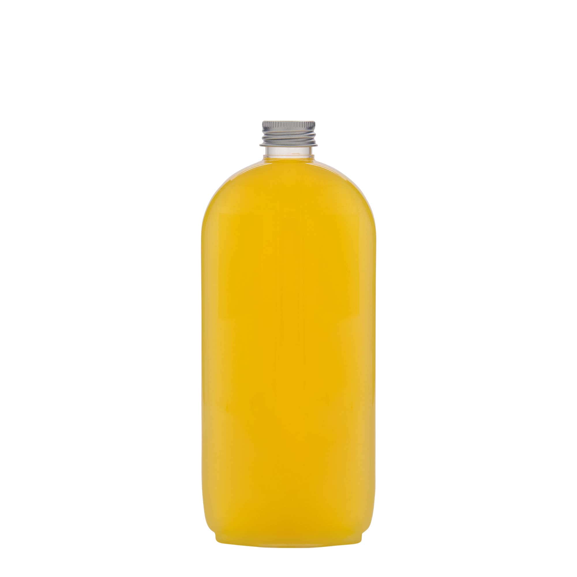 500 ml Garrafa PET 'Iris', oval, plástico, boca: 24/410