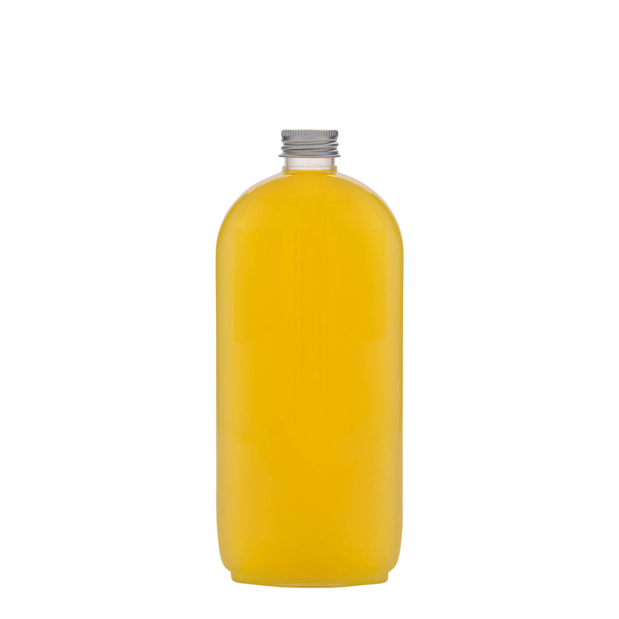 Garrafa PET de 500 ml 'Íris', oval, plástico, boca: 24/410