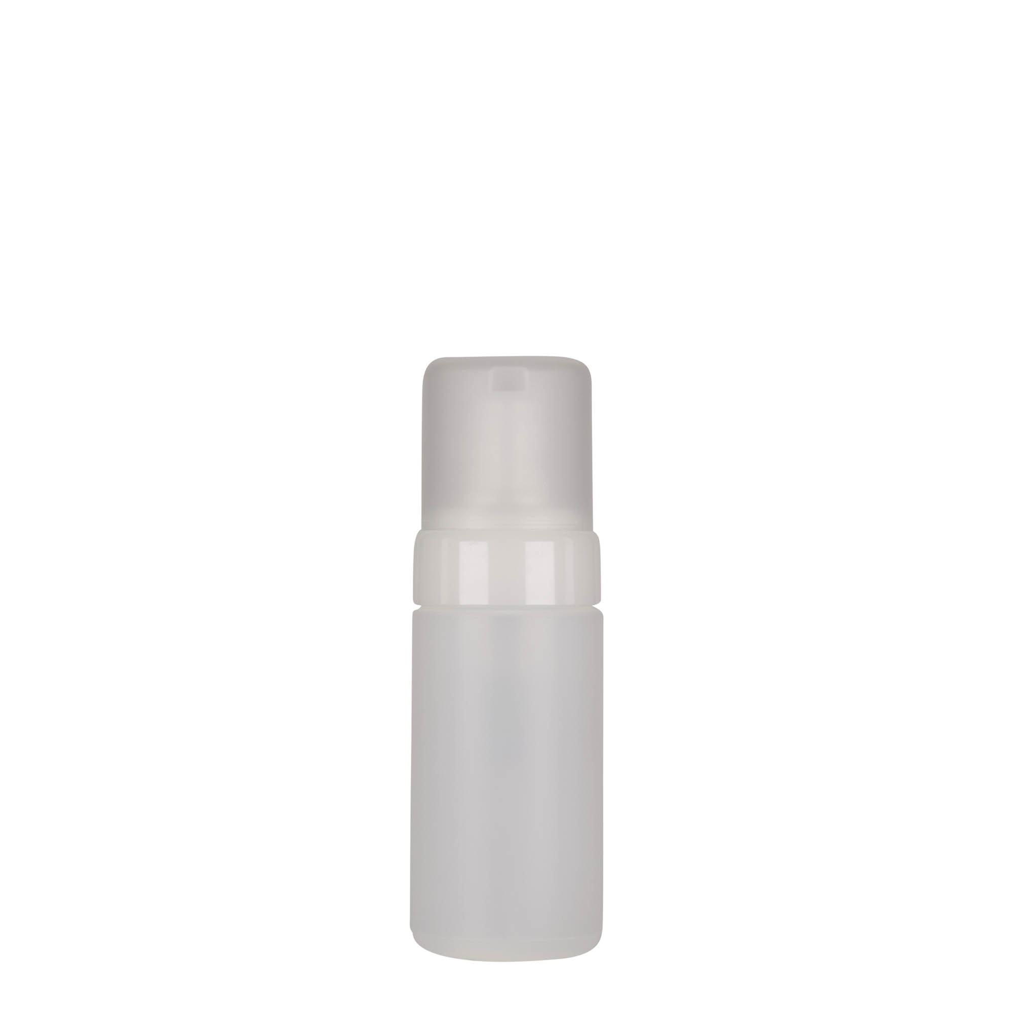 Frasco doseador de 100 ml 'Foamer', plástico PE, natural, bocal: tampa de rosca