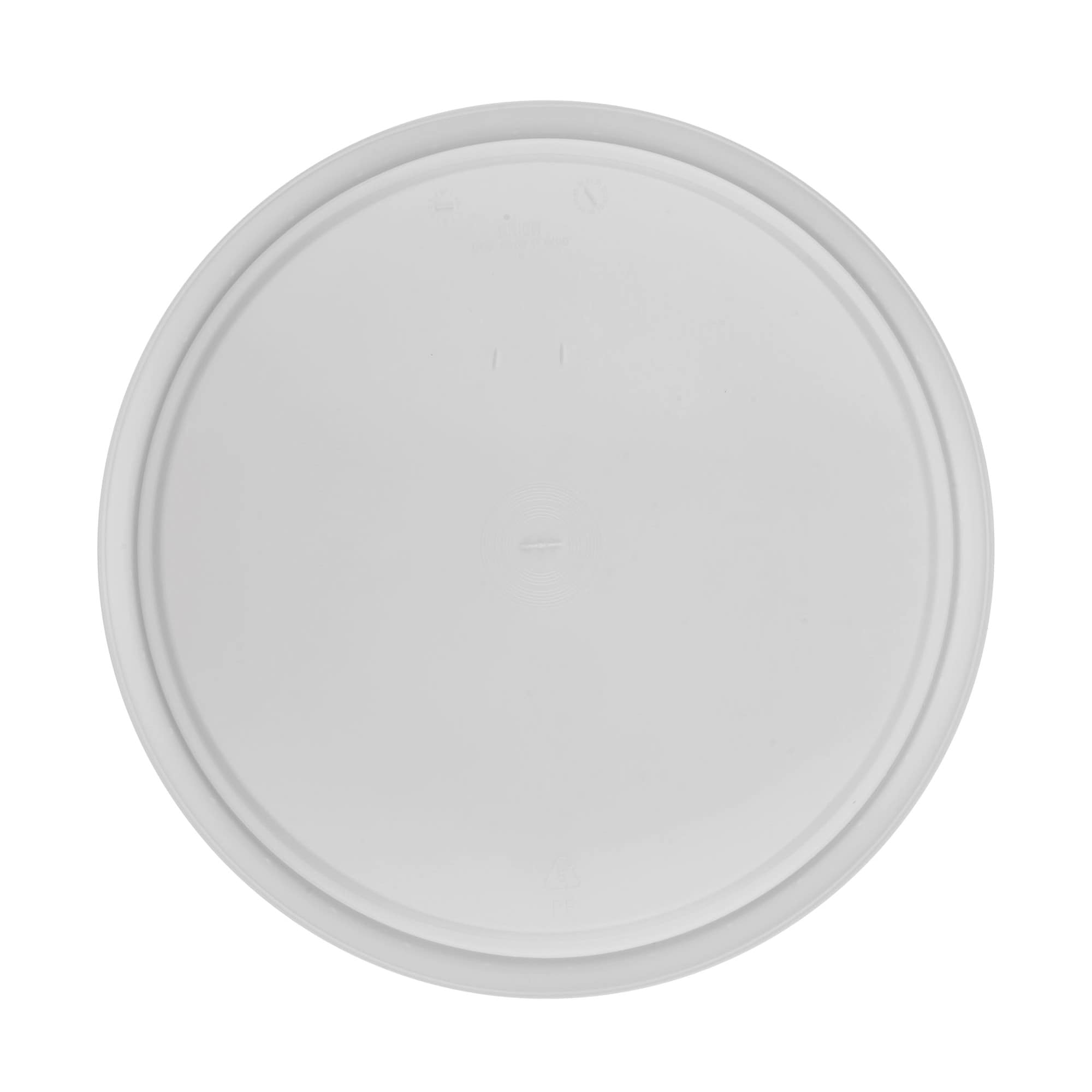 Tampa para balde de 30 l, plástico PP, branco Tampa para balde de 30 l, plástico PP, branco