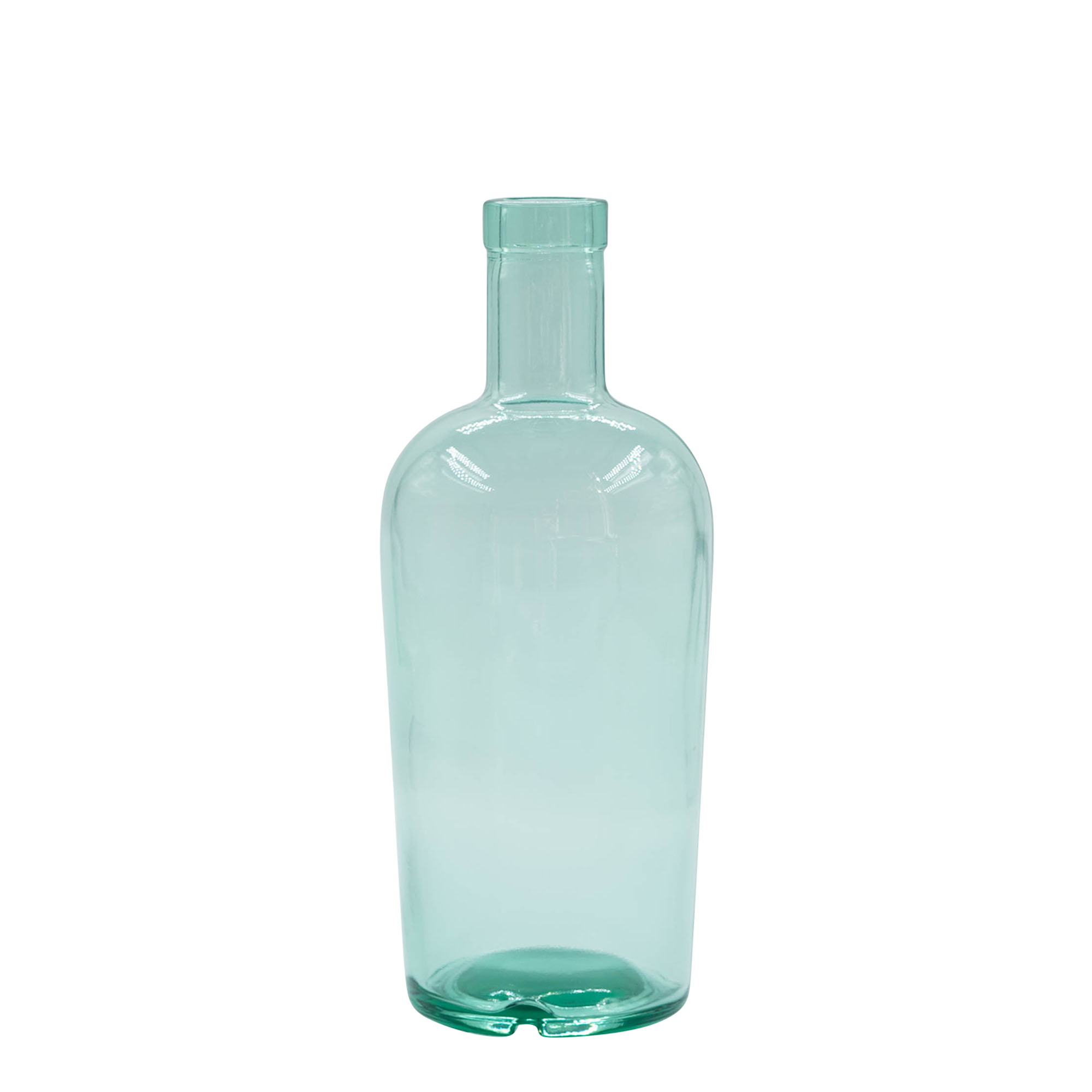 Garrafa de vidro de 700 ml 'Teo Light', boca: cortiça