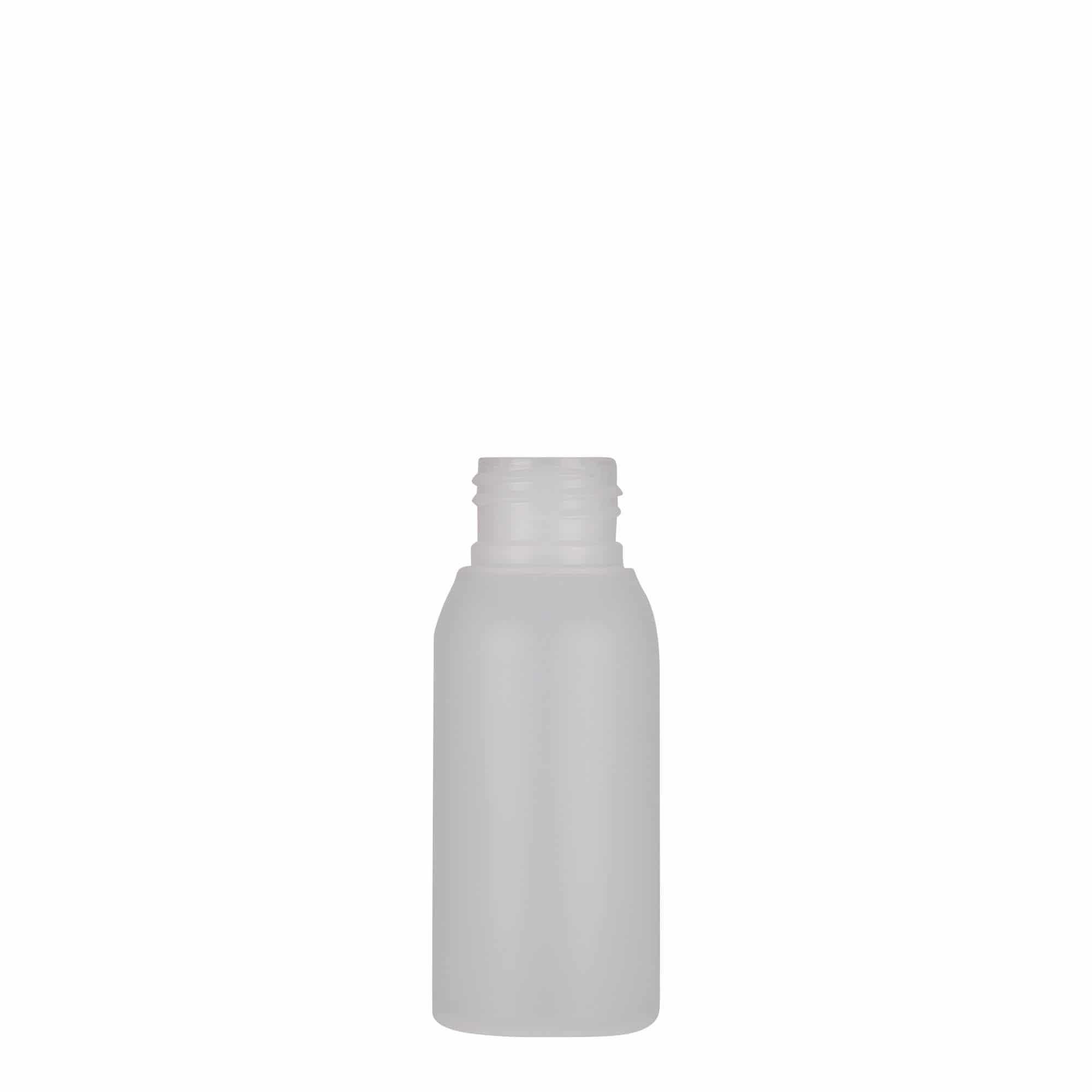 50 ml Garrafa de plástico 'Tuffy', PEAD, natural, boca: 24/410