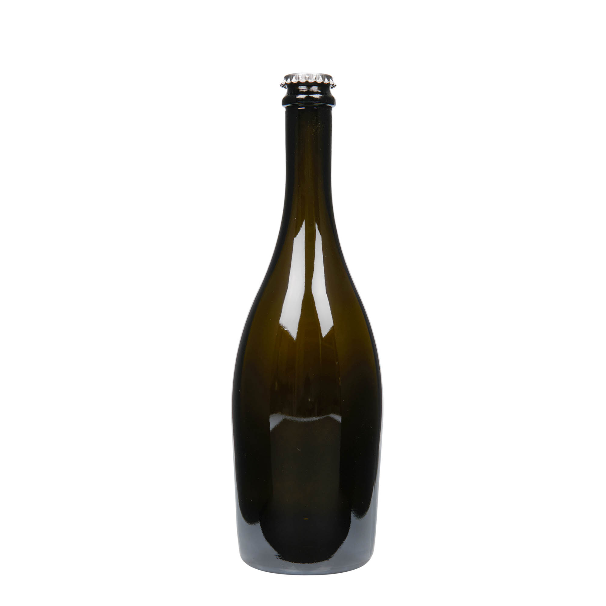 Garrafa de espumante 750 ml 'Carmen', vidro, verde antigo, boca: coroa de garrafa