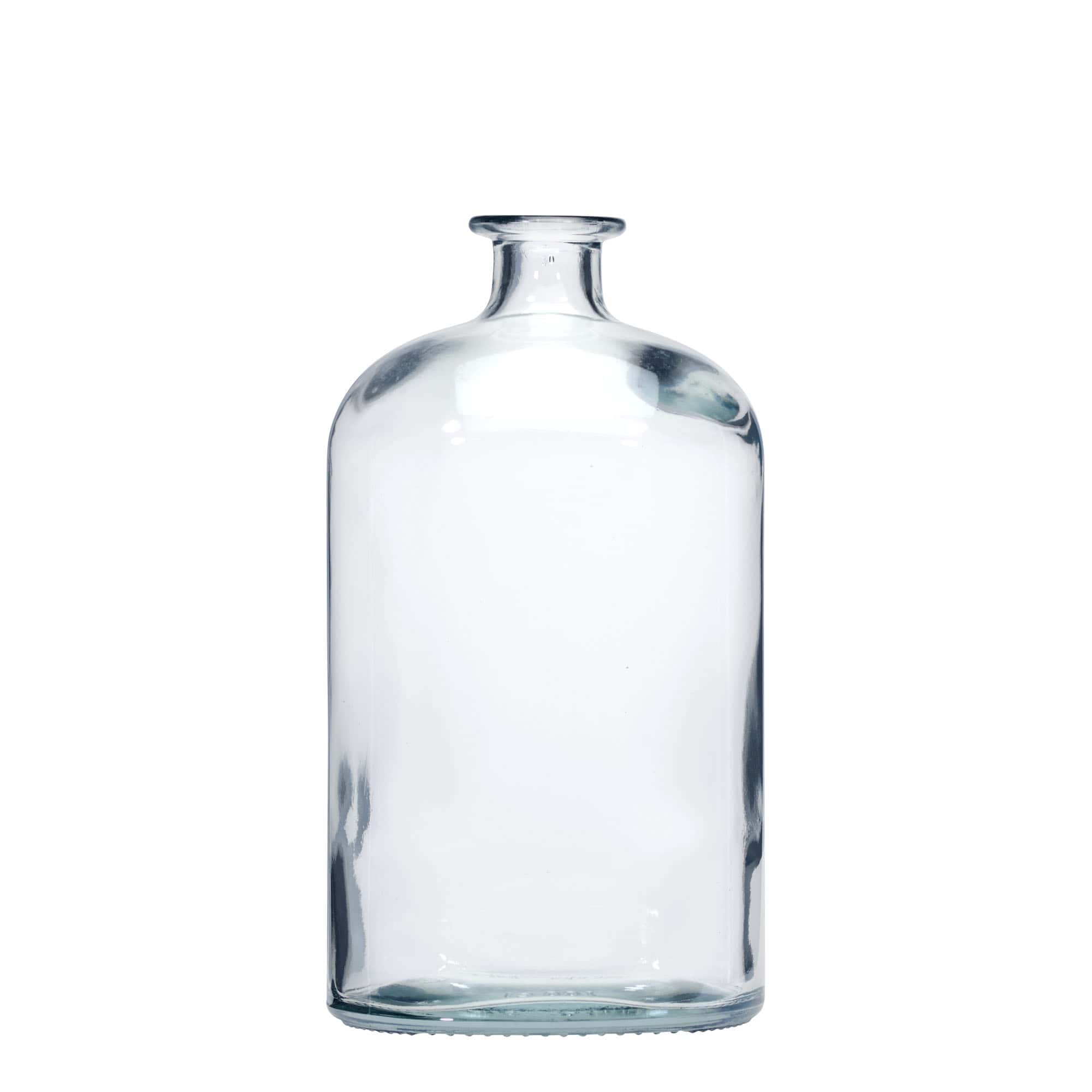 1000 ml Garrafa de vidro 'Dundee', oval, boca: Cortiça 1000 ml Garrafa de vidro 'Dundee', oval, boca: Cortiça