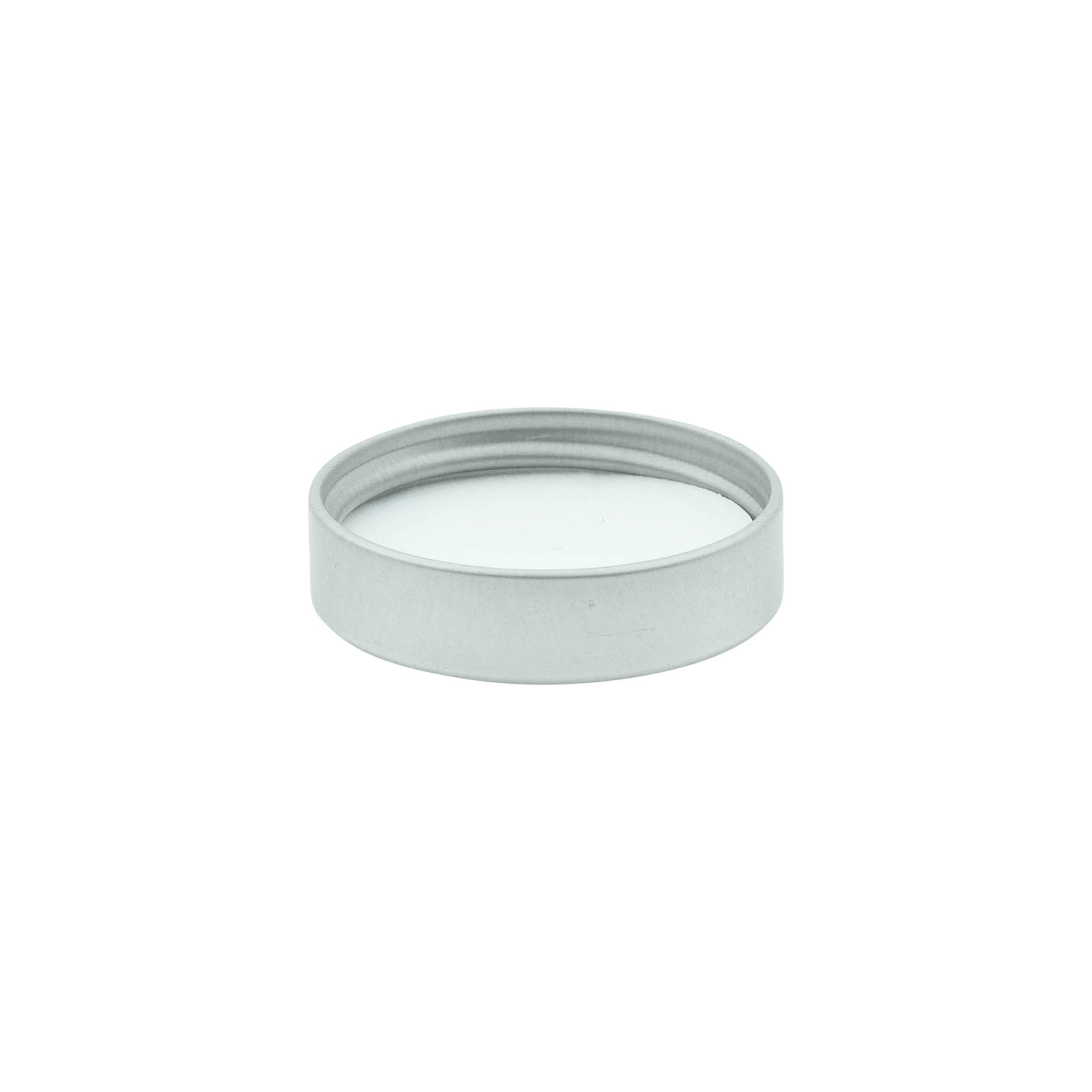 Tampa de rosca, metal, prata, para bocal: 38/400 Tampa de rosca, metal, prata, para bocal: 38/400