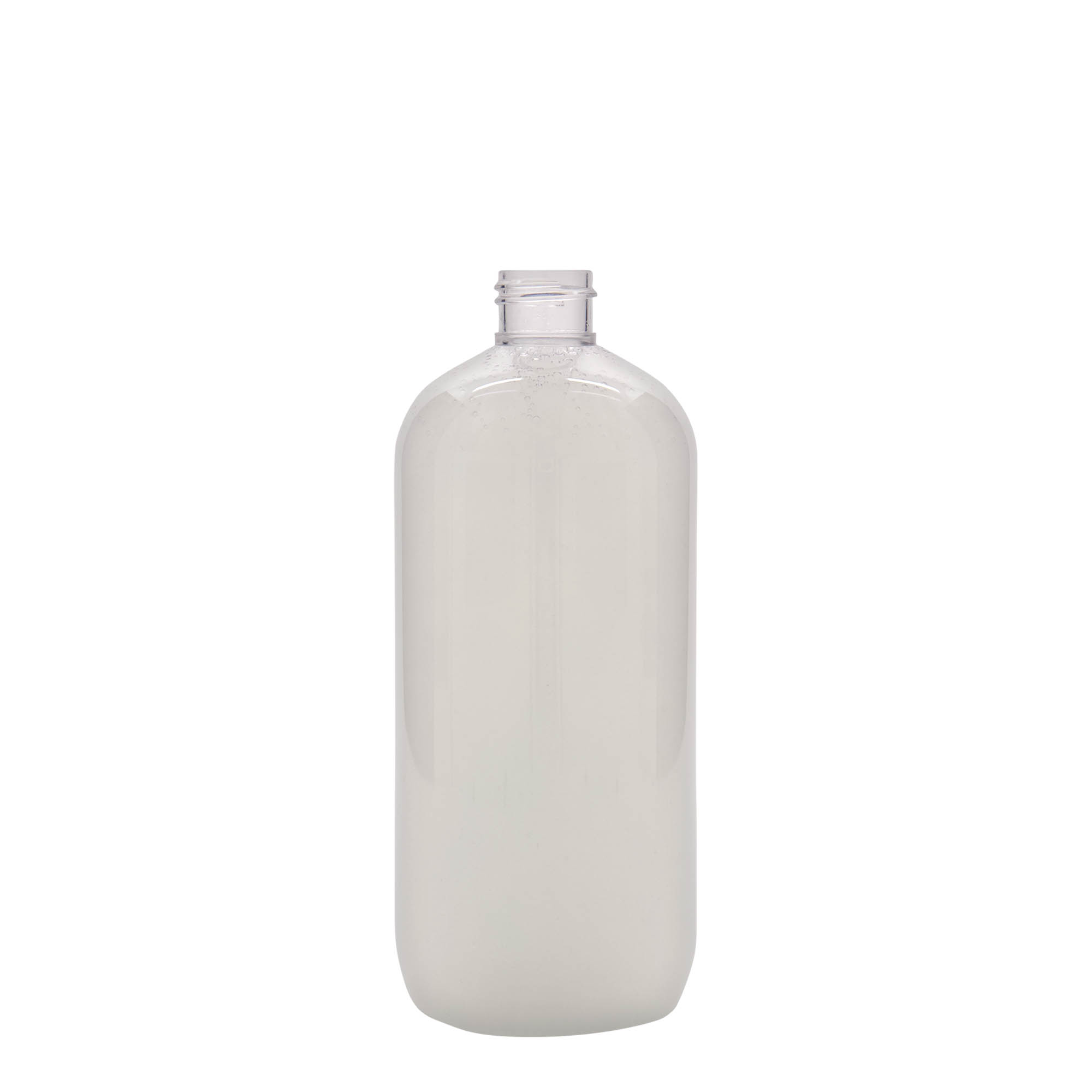 500 ml Garrafa PET 'Boston', plástico, boca: 24/410
