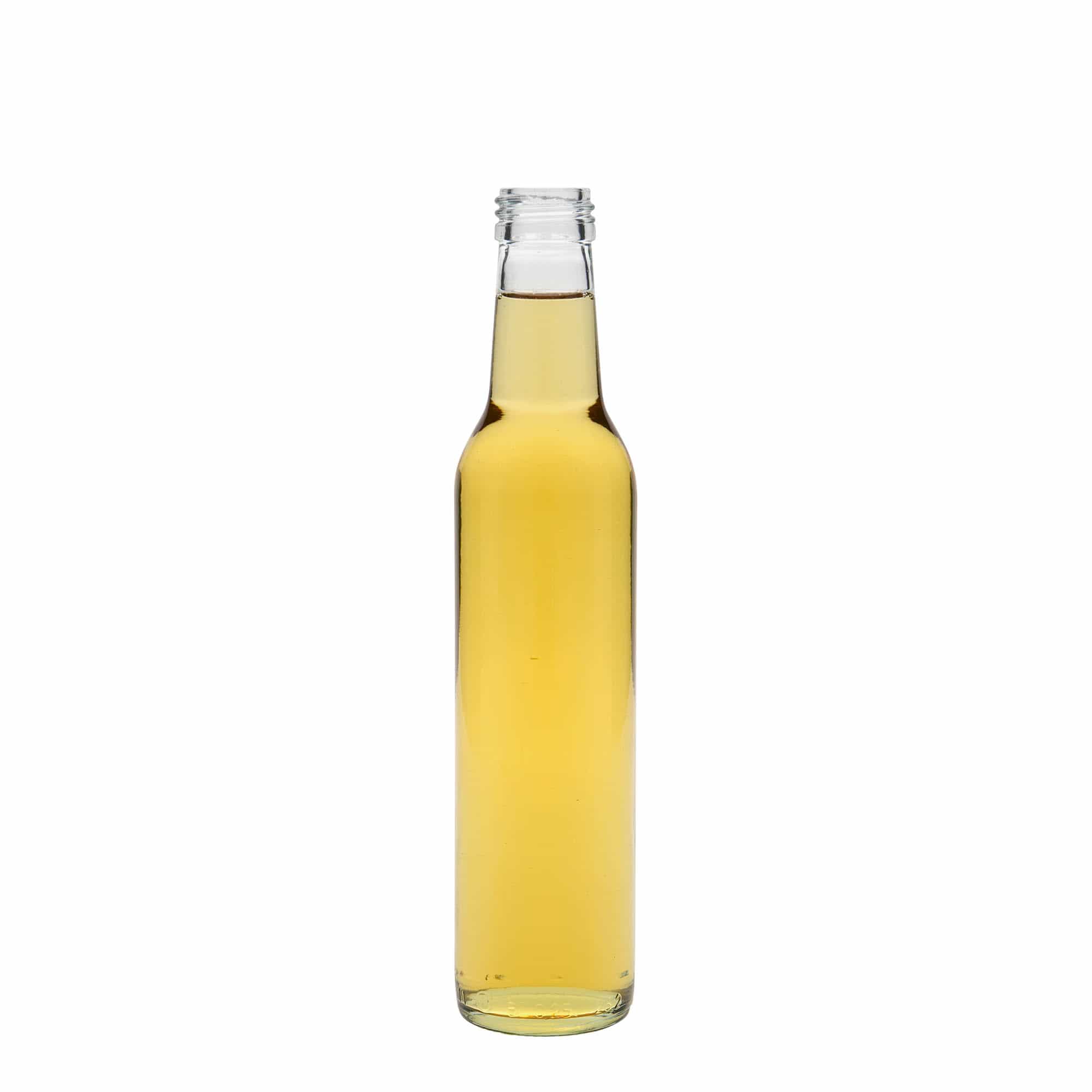 Frasco de vidro de 250 ml 'Cilíndrico', boca: PP 28