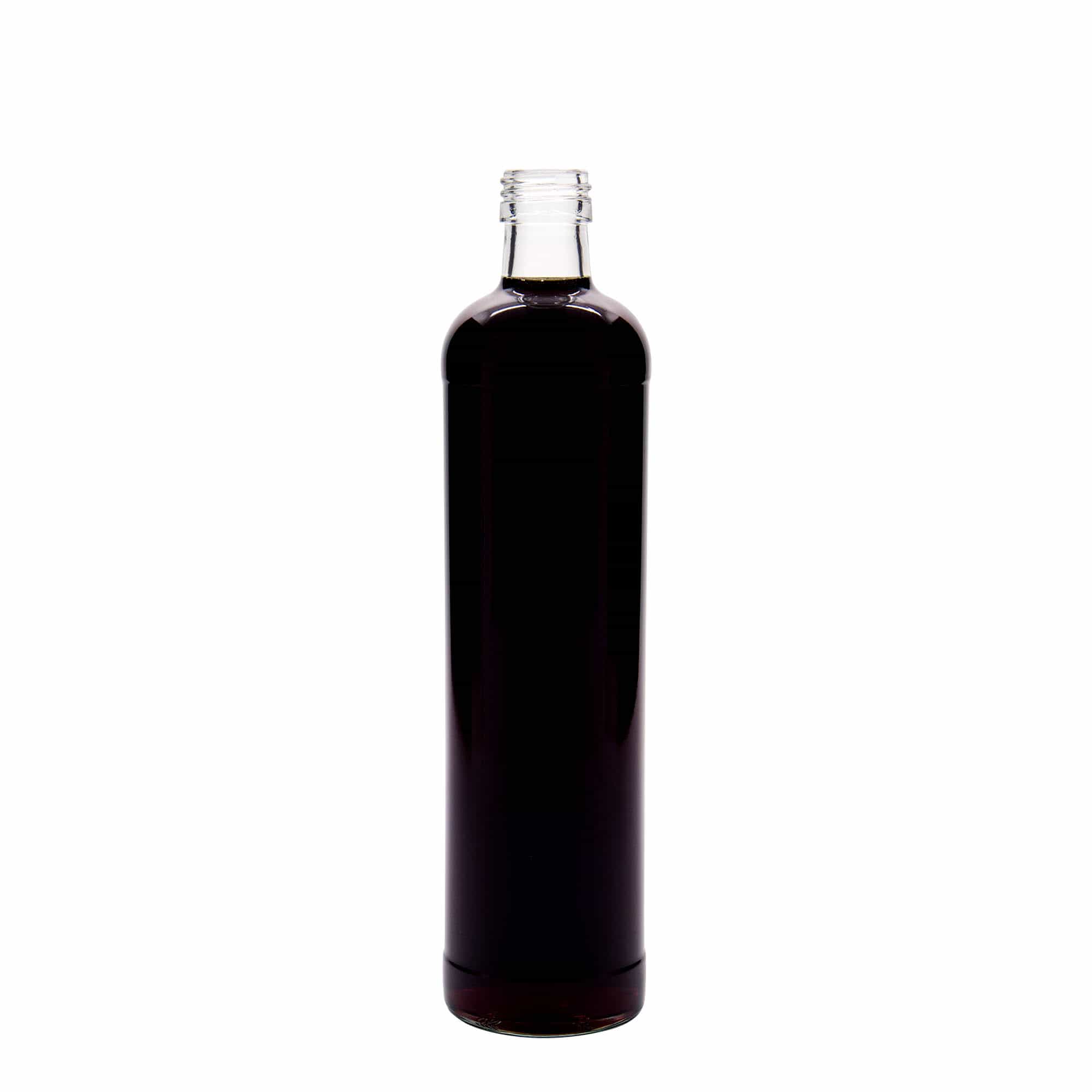 Garrafa de jarro de 500 ml, vidro, boca: PP 28 Garrafa de jarro de 500 ml, vidro, boca: PP 28