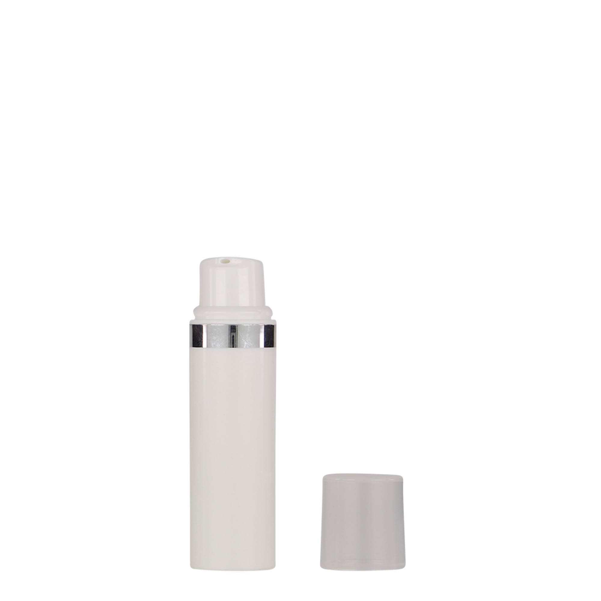 10 ml Dispensador Airless 'Nano', plástico PP, branco 10 ml Dispensador Airless 'Nano', plástico PP, branco