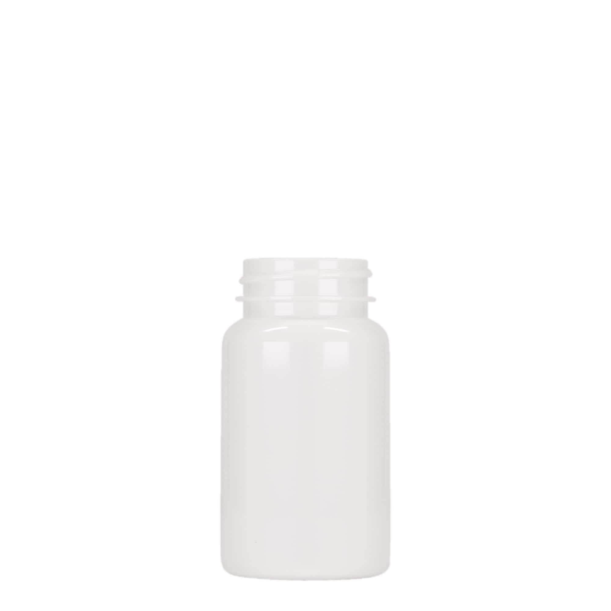 100 ml PET, plástico, branco, bocal: 38/400