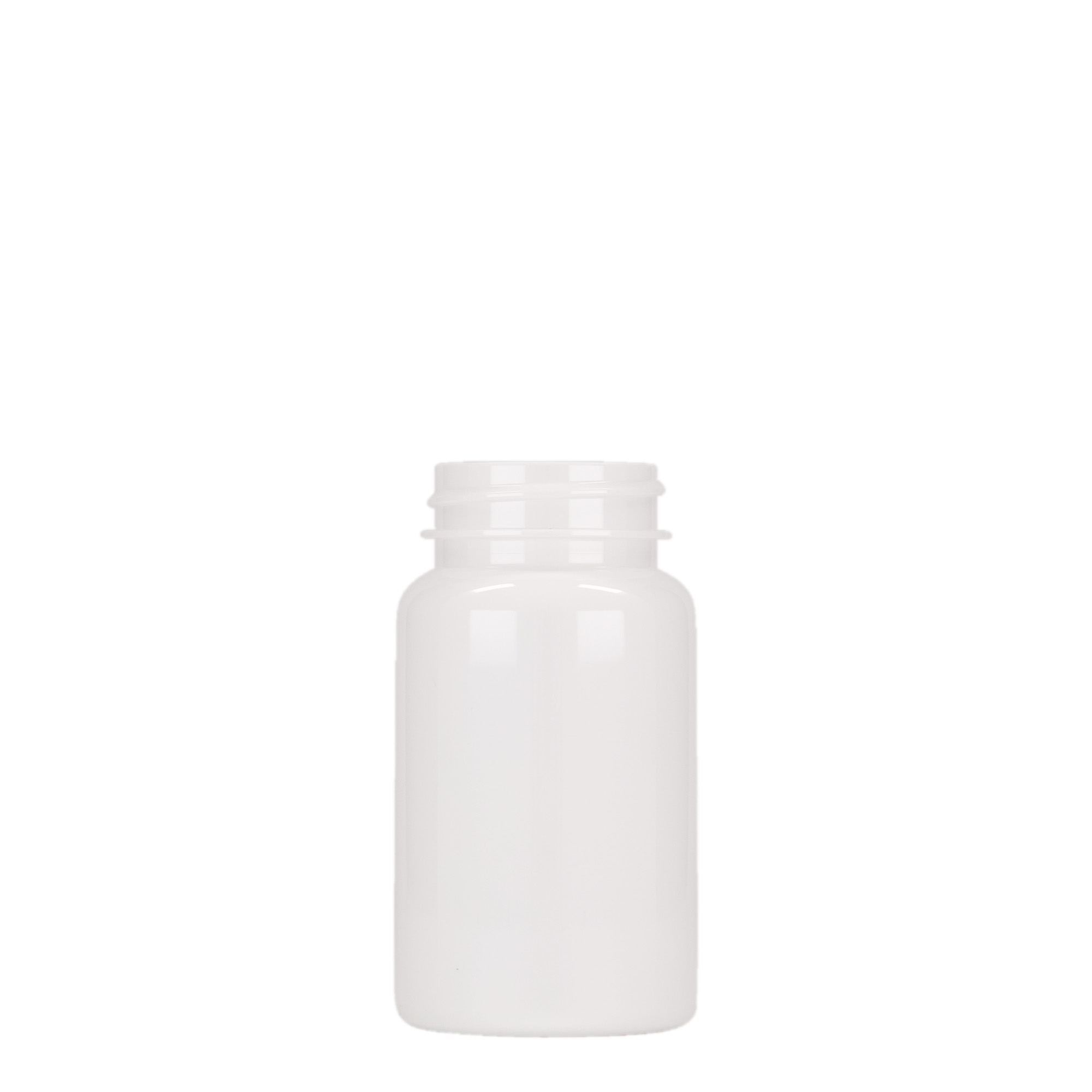 100 ml PET, plástico, branco, bocal: 38/400 100 ml PET, plástico, branco, bocal: 38/400