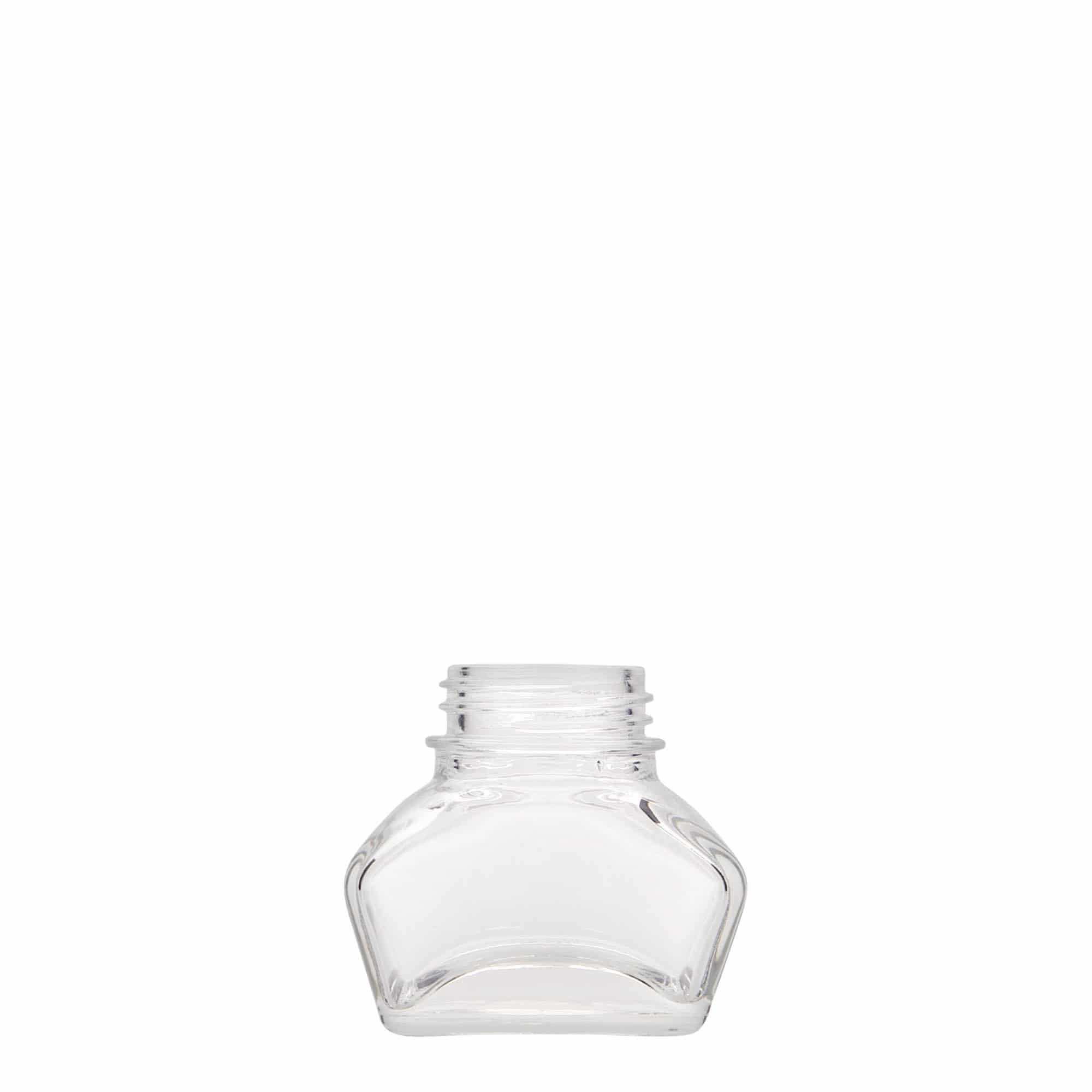 30 ml tinteiro, retangular, abertura: tampa de rosca