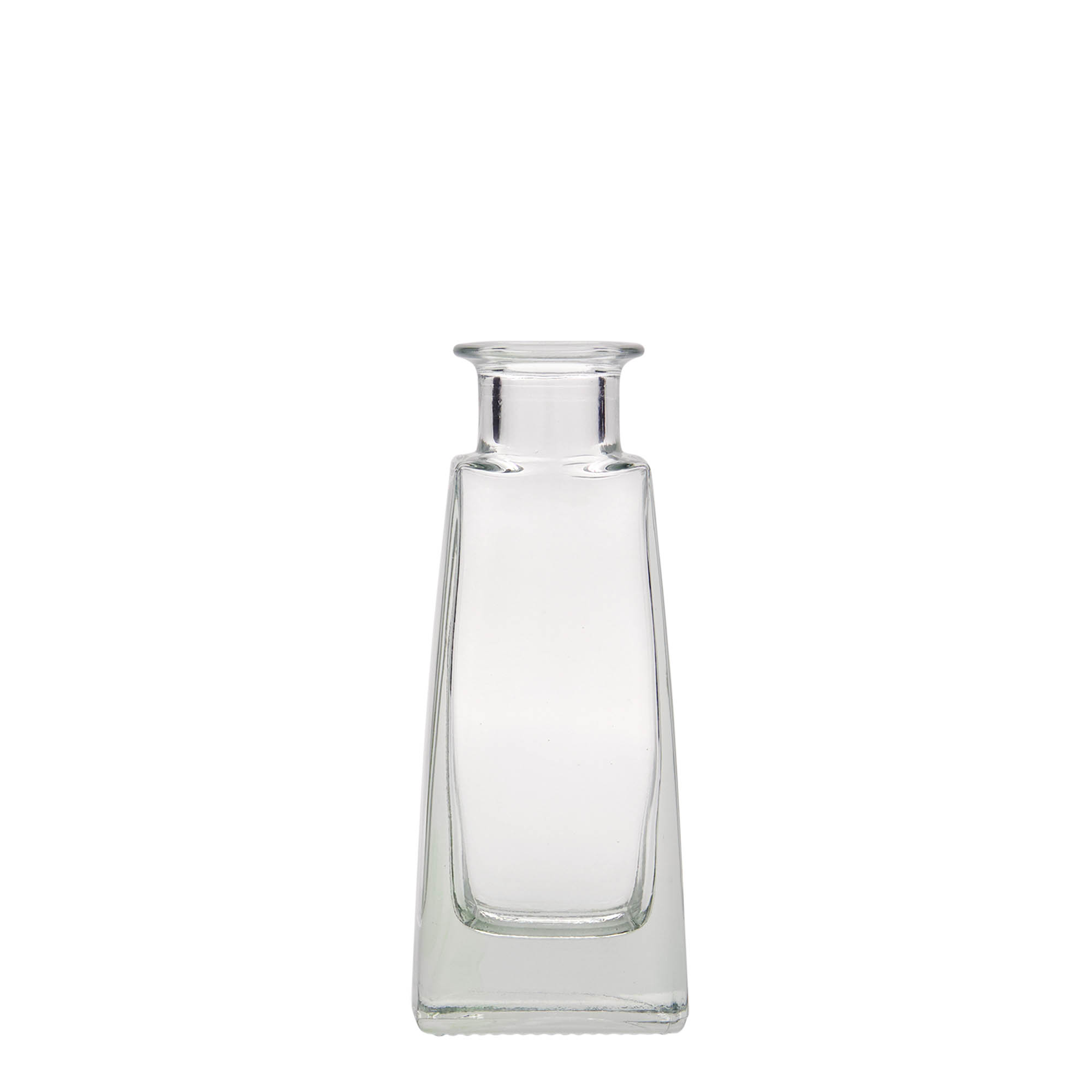 Frasco de vidro de 100 ml 'Timmy', retangular, boca: cortiça Frasco de vidro de 100 ml 'Timmy', retangular, boca: cortiça