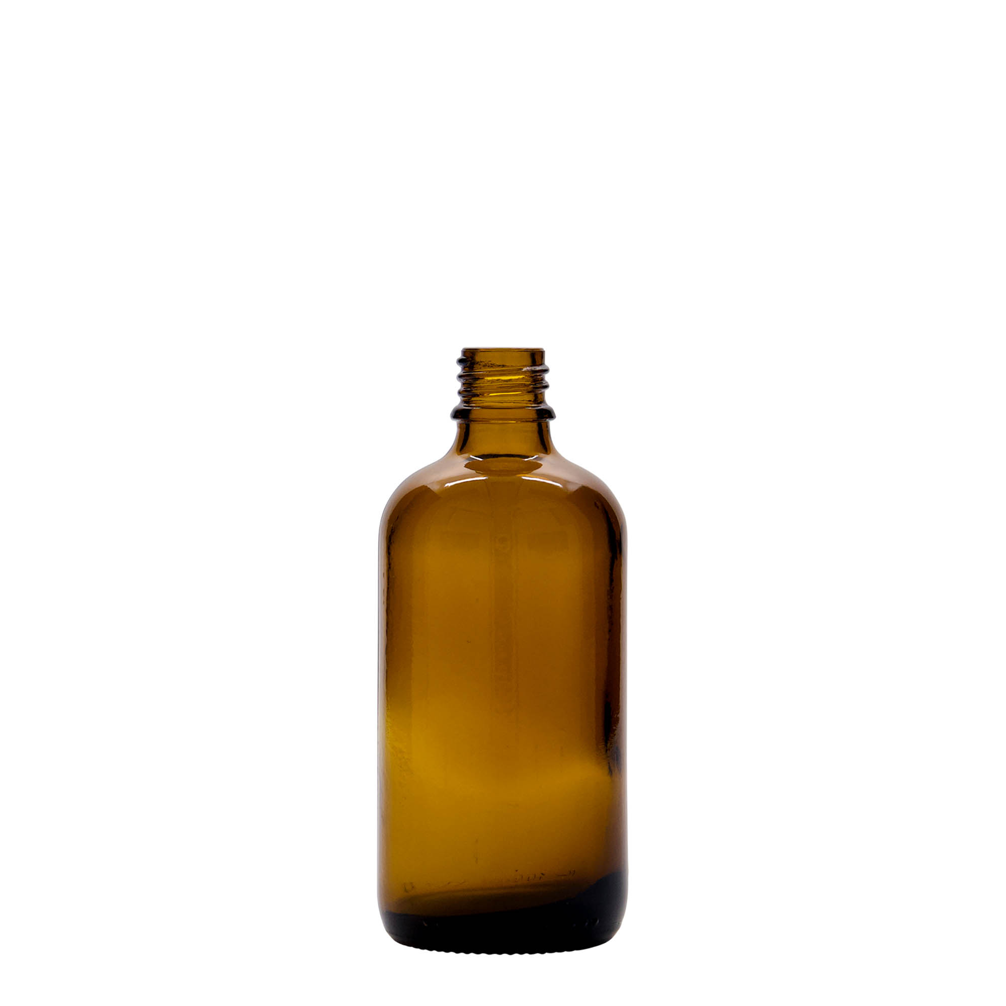 Frasco de spray 100 ml, medicamento, vidro, castanho, bocal: DIN 18