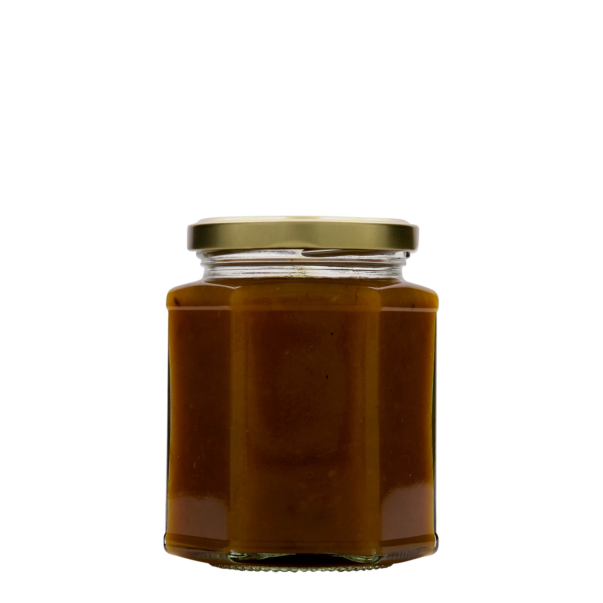 324 ml frasco hexagonal, boca: Twist-Off (TO 66) 324 ml frasco hexagonal, boca: Twist-Off (TO 66)