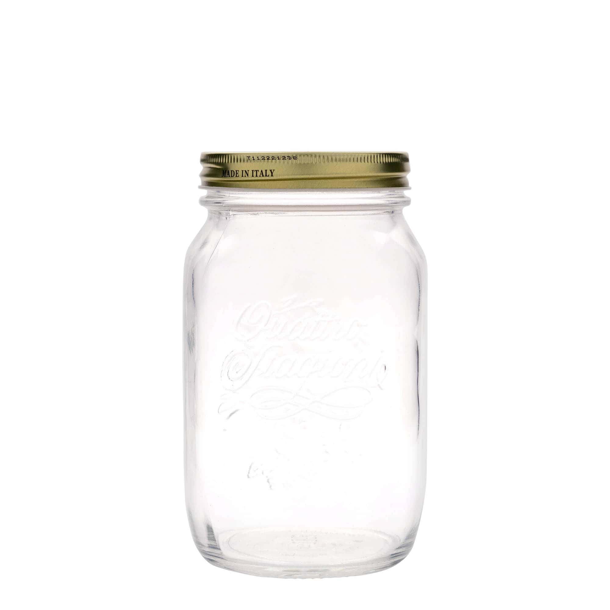 1.000 ml frasco de vidro 'Quattro Stagioni', boca: tampa de rosca