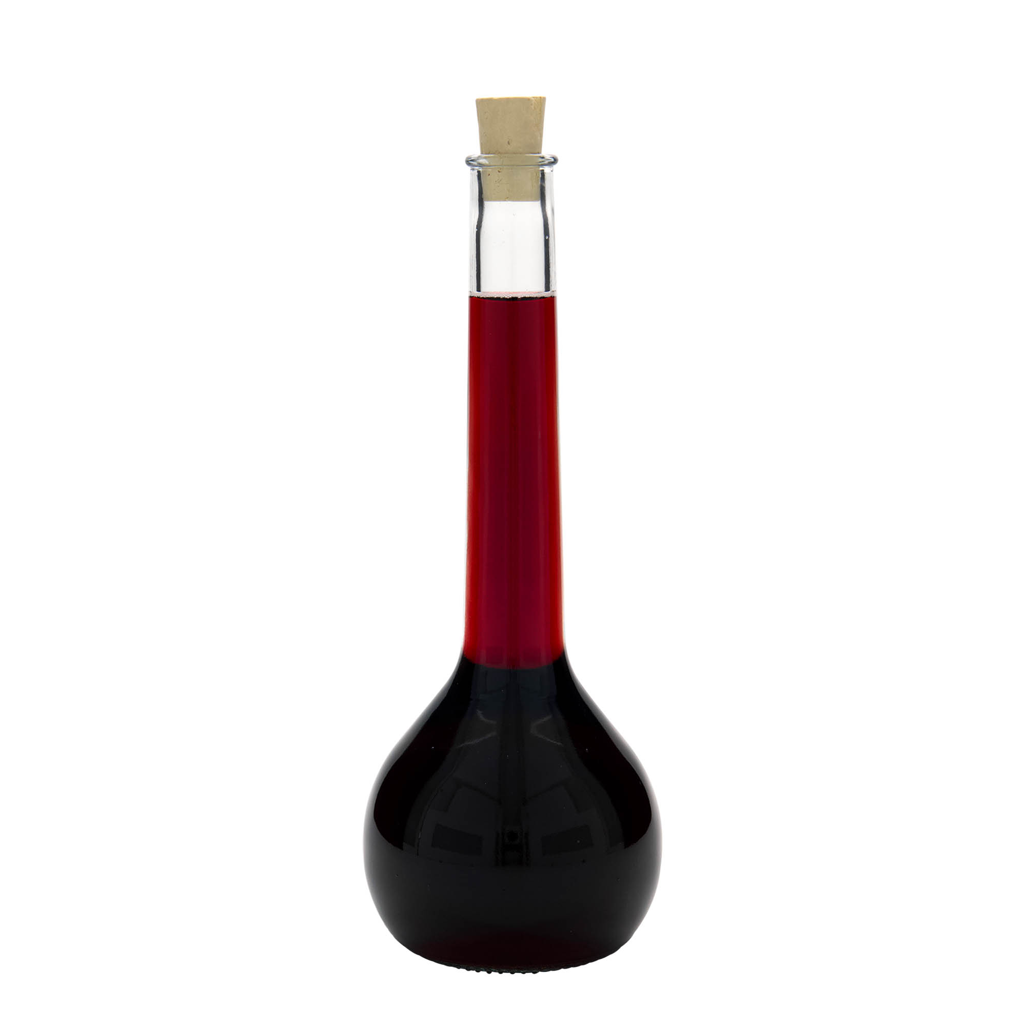 Garrafa de vidro de 500 ml 'Tulipano', boca: cortiça