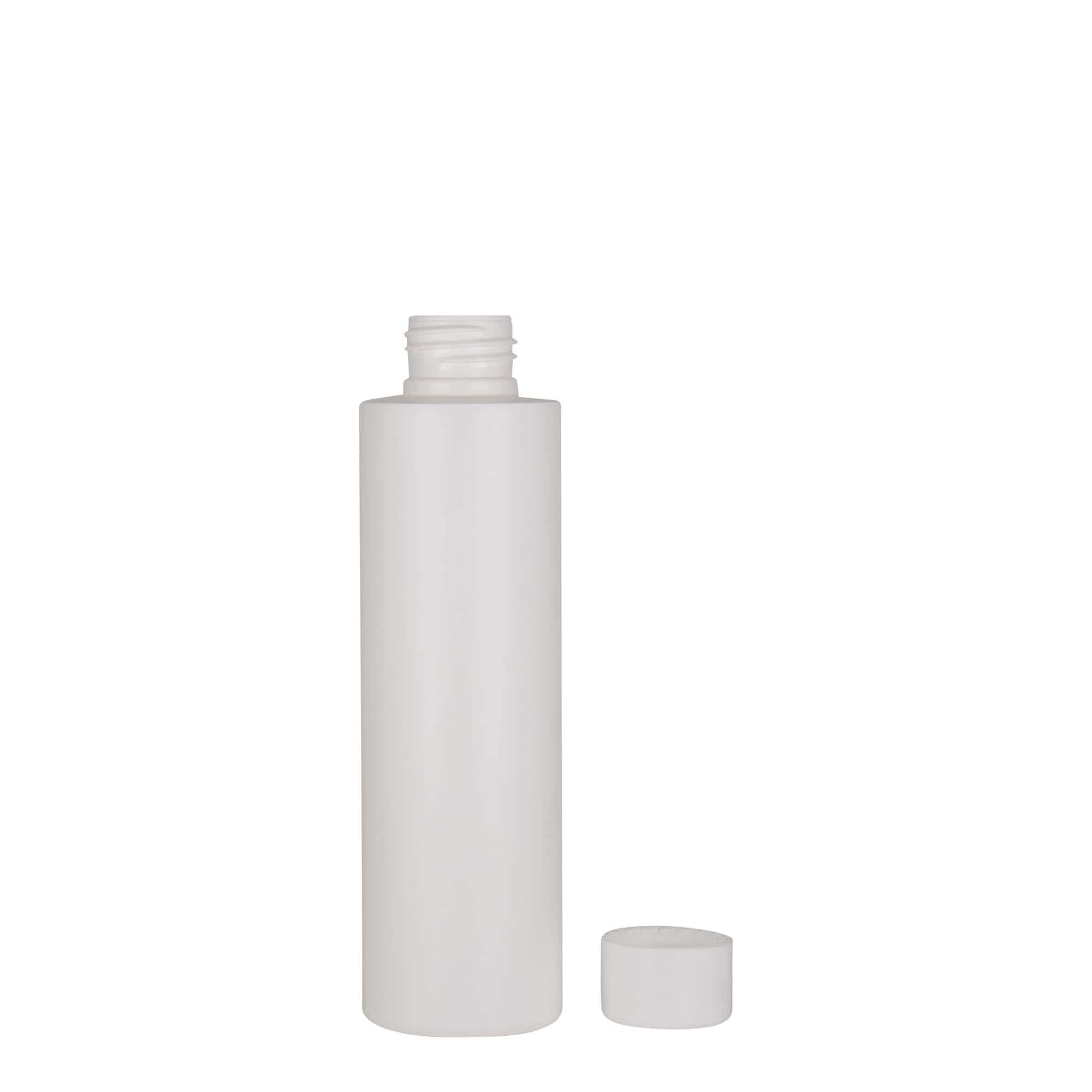 150 ml Garrafa de plástico 'Pipe', PEAD, branco, boca: 24/410