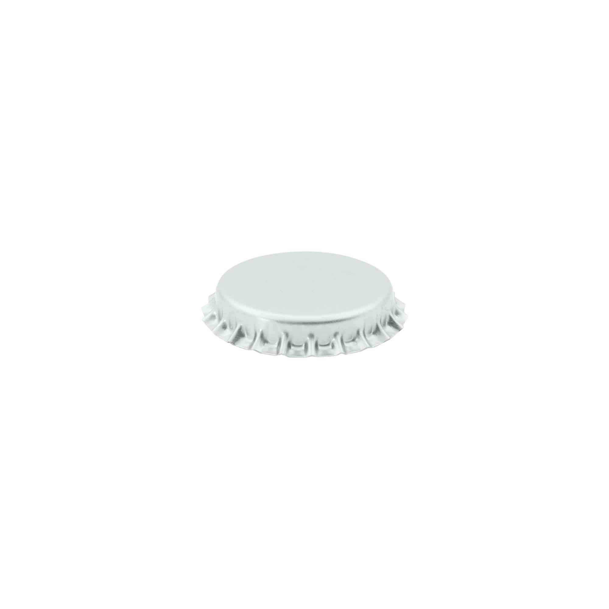 Tampas de garrafa 29 mm, metal, prateado