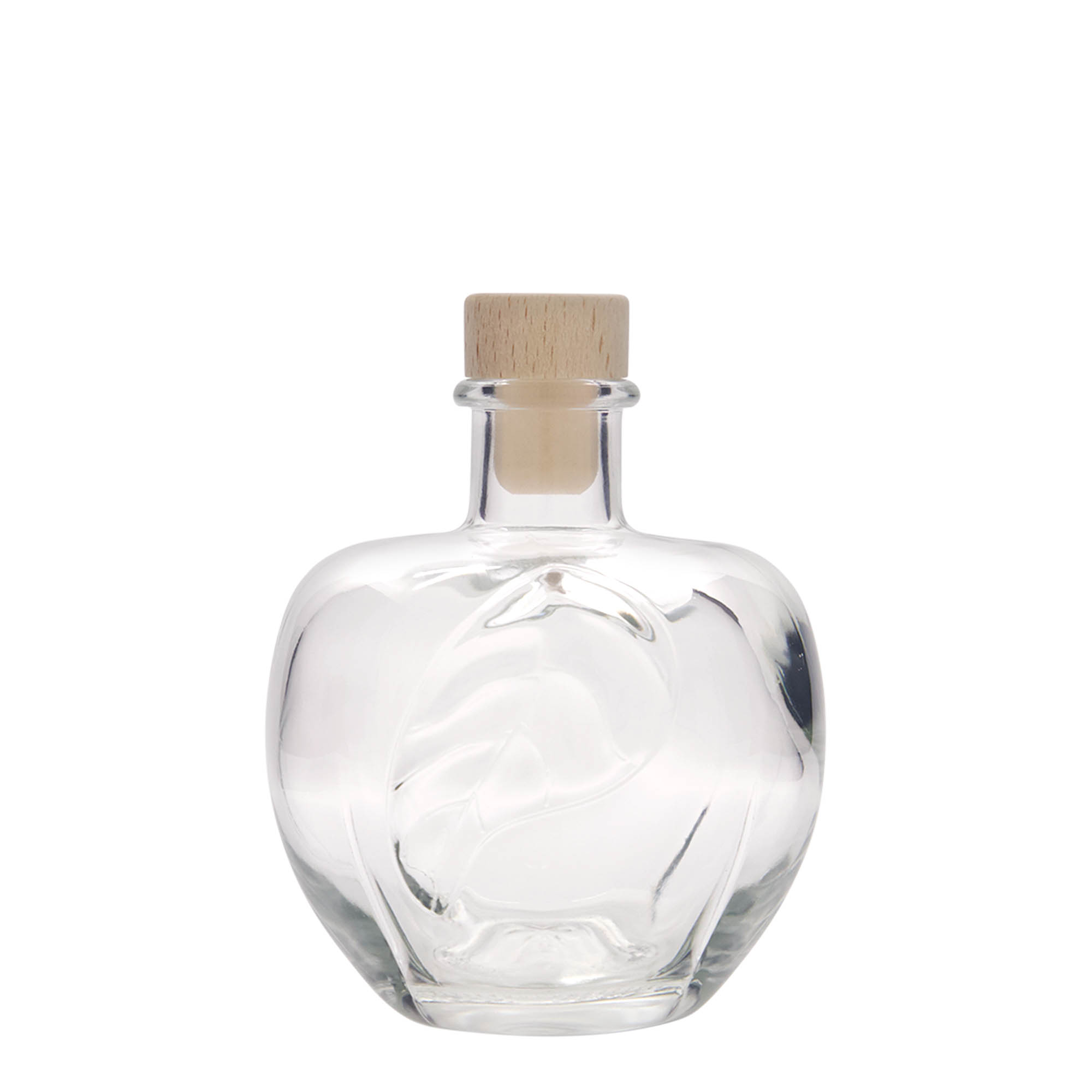 Garrafa de vidro de 350 ml 'Maçã', boca: cortiça Garrafa de vidro de 350 ml 'Maçã', boca: cortiça