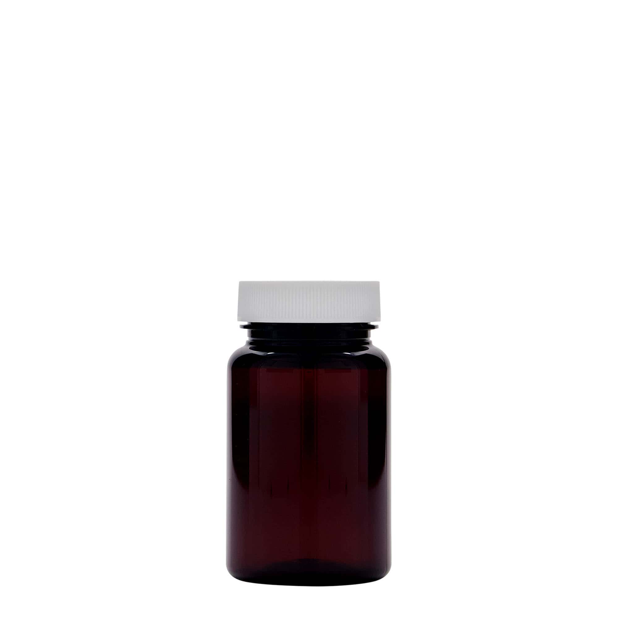 75 ml PET-frasco, plástico, castanho, boca: 38/400