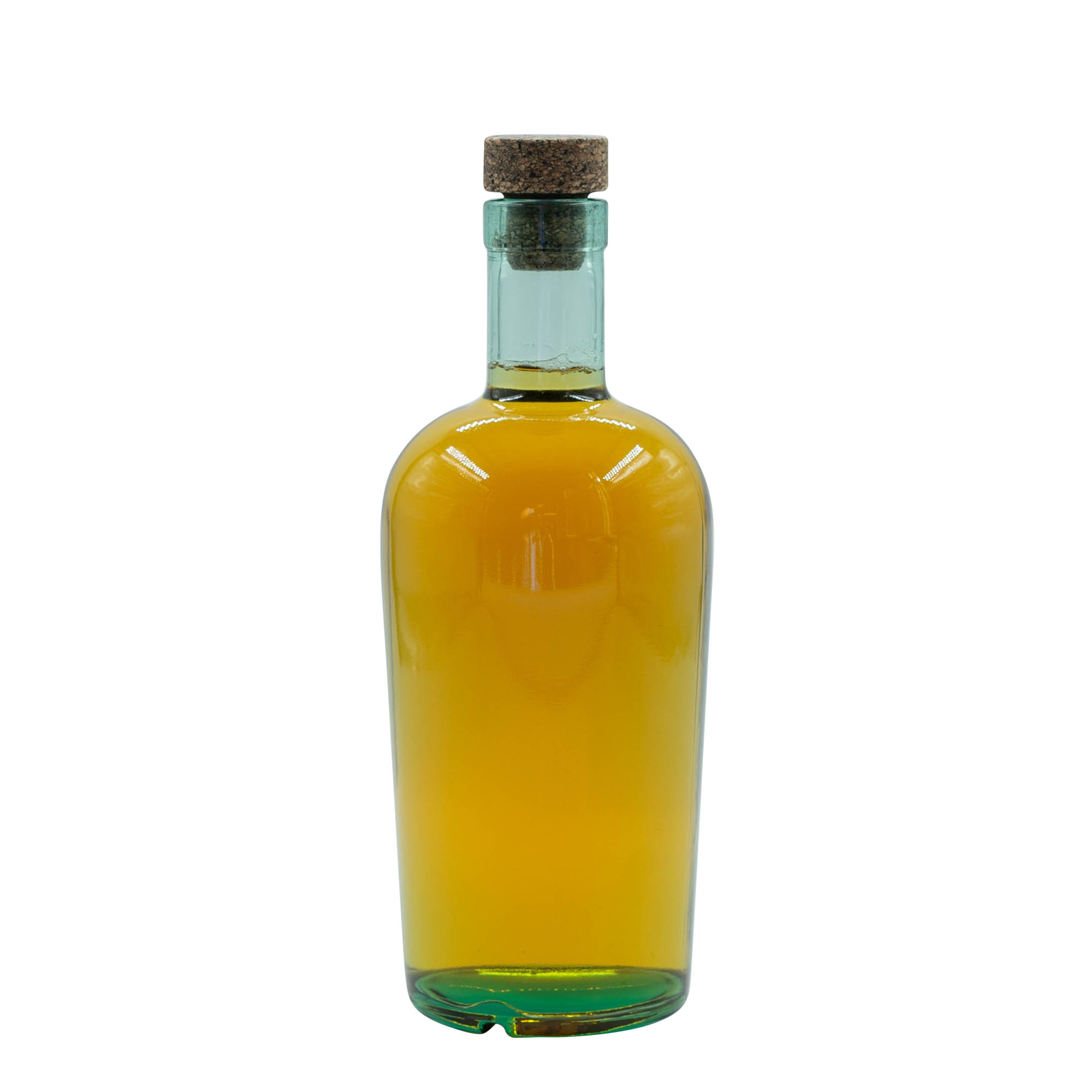 Garrafa de vidro de 700 ml 'Teo Light', boca: cortiça Garrafa de vidro de 700 ml 'Teo Light', boca: cortiça