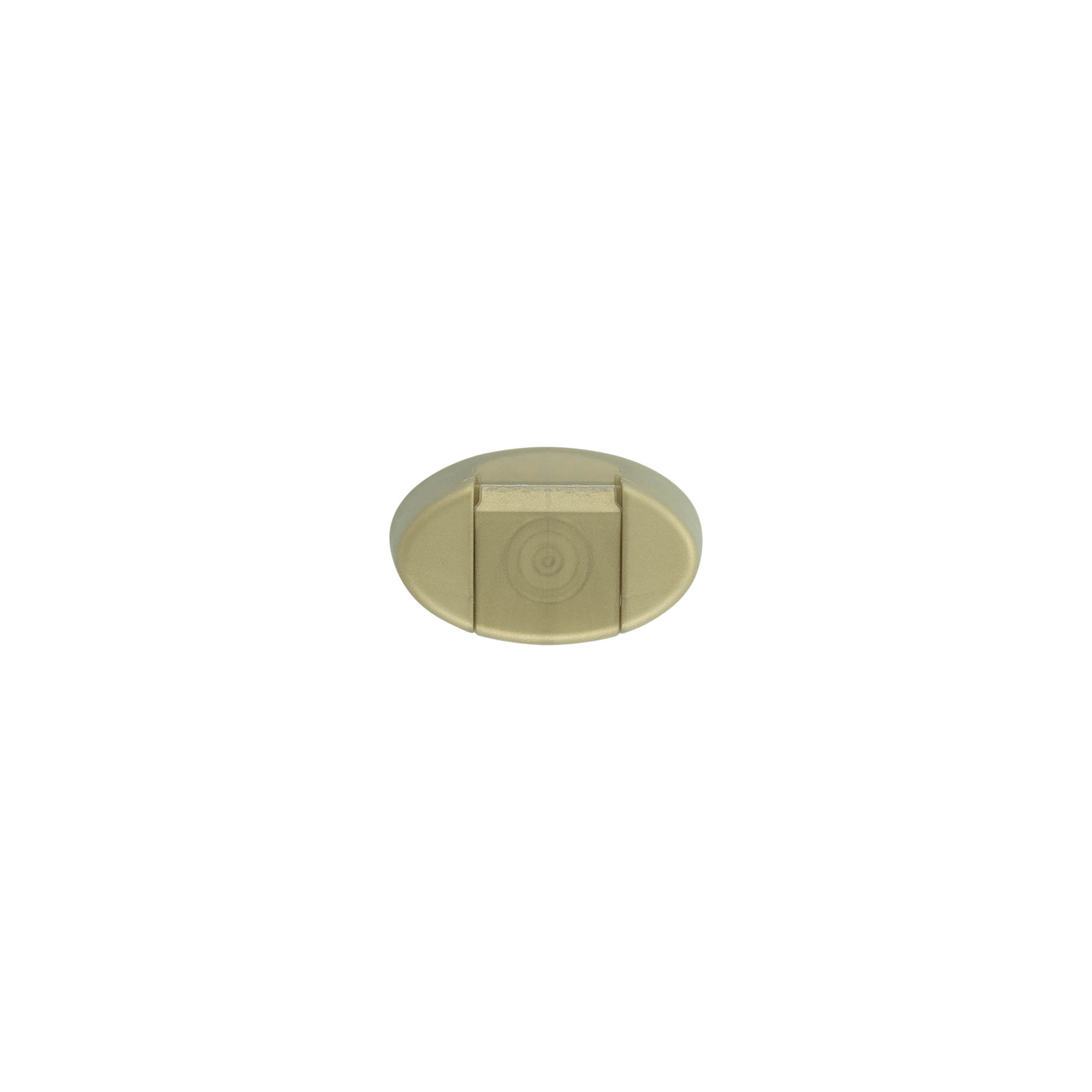 Fecho de encaixe com dobradiça articulada, dourado, para: Frasco squeeze