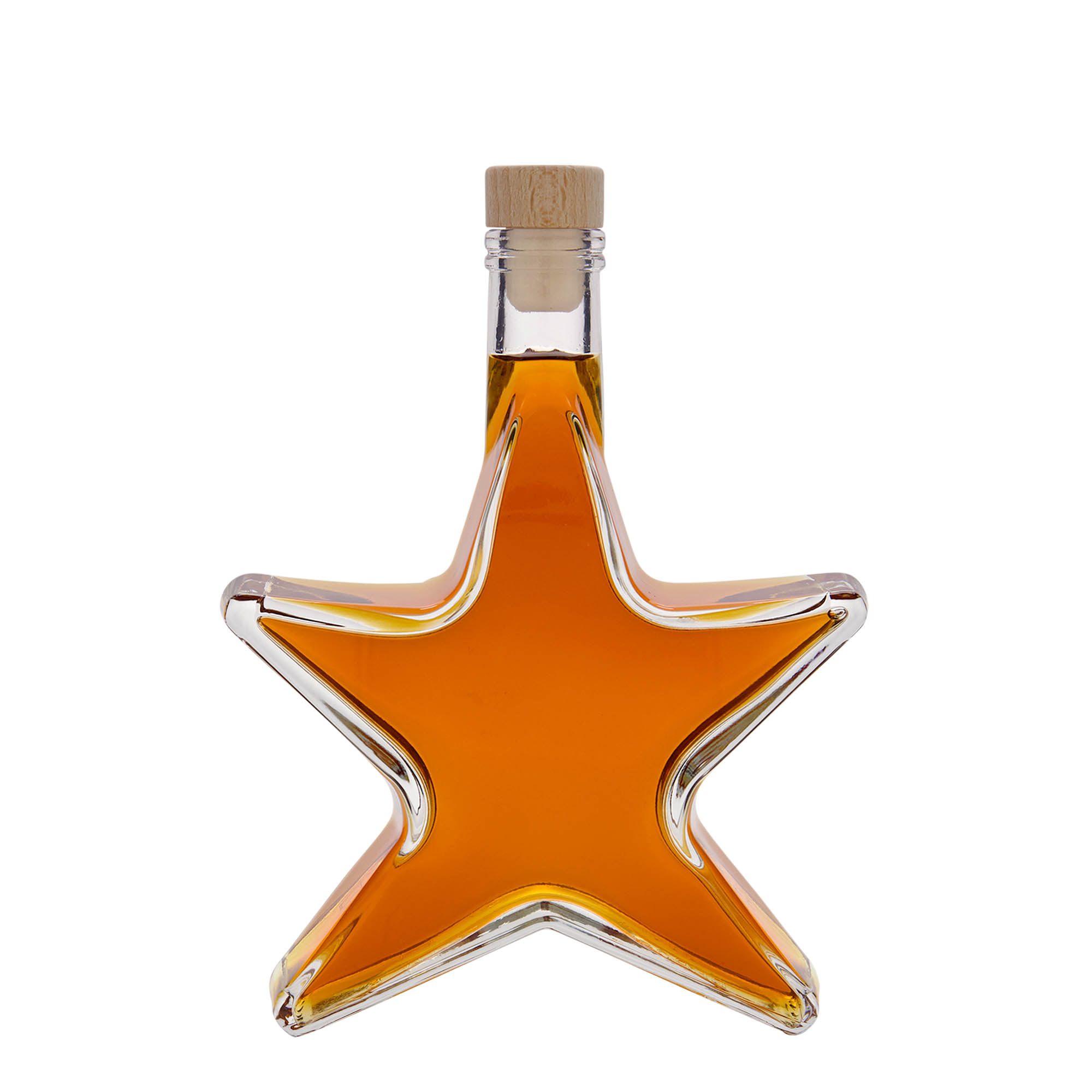 Garrafa de vidro de 350 ml 'Estrela', Boca: Cortiça Garrafa de vidro de 350 ml 'Estrela', Boca: Cortiça