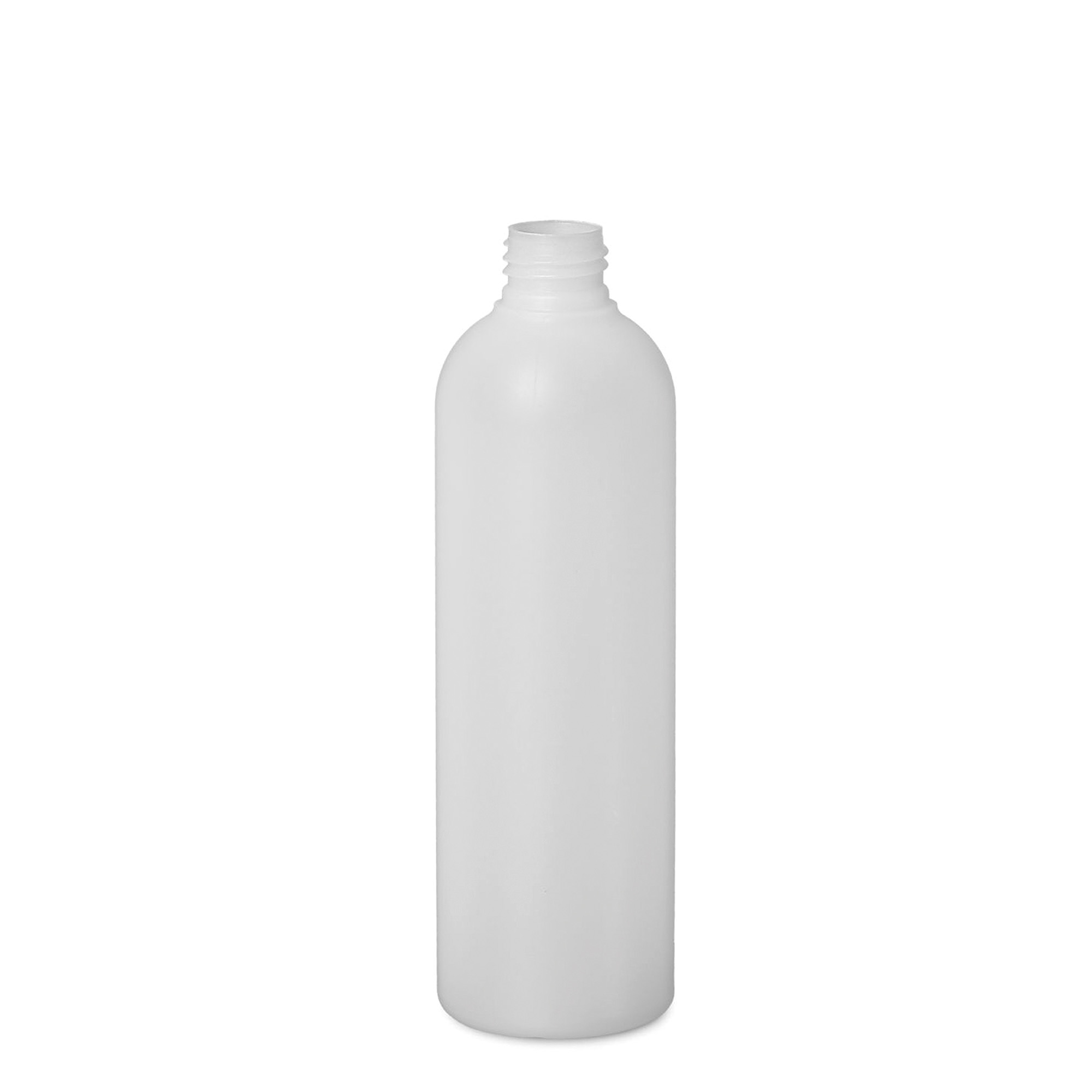 Garrafa plástica 300 ml 'Tuffy', HDPE, natural, boca: 24/410 Garrafa plástica 300 ml 'Tuffy', HDPE, natural, boca: 24/410
