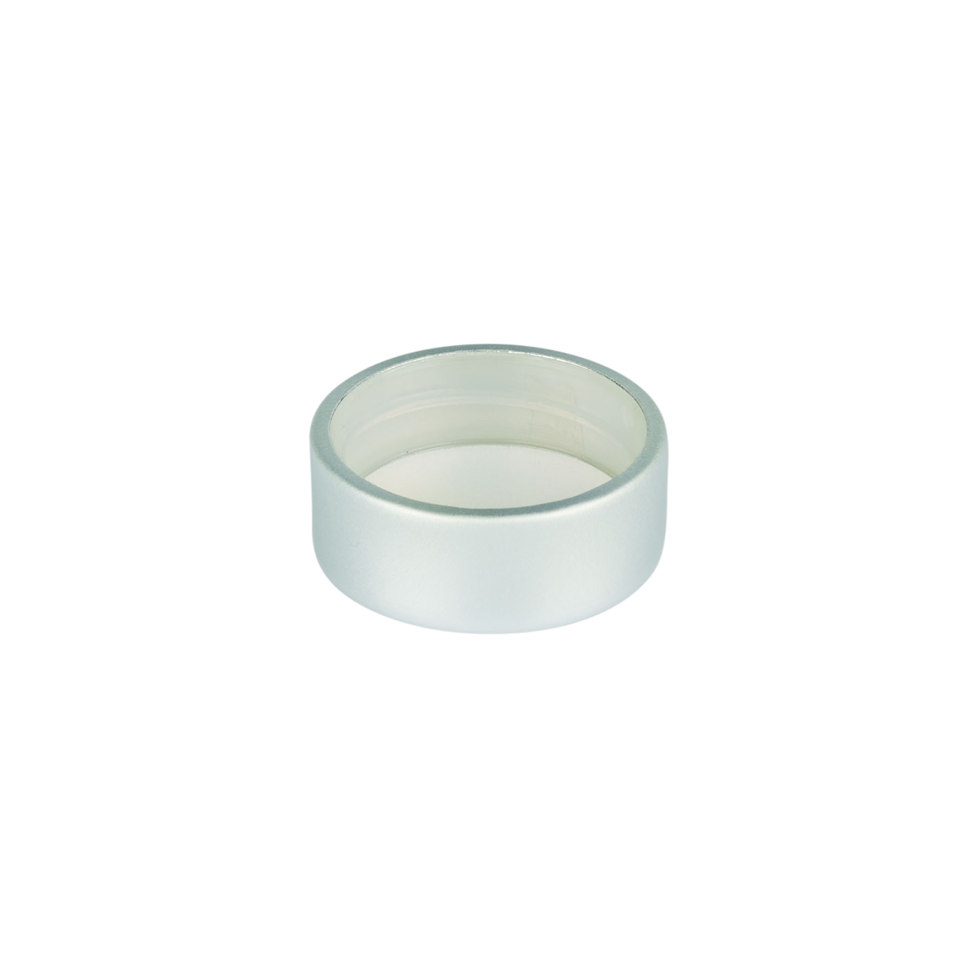 Tampa de rosca, metal, prateado, para boca: GPI 28/400 Tampa de rosca, metal, prateado, para boca: GPI 28/400