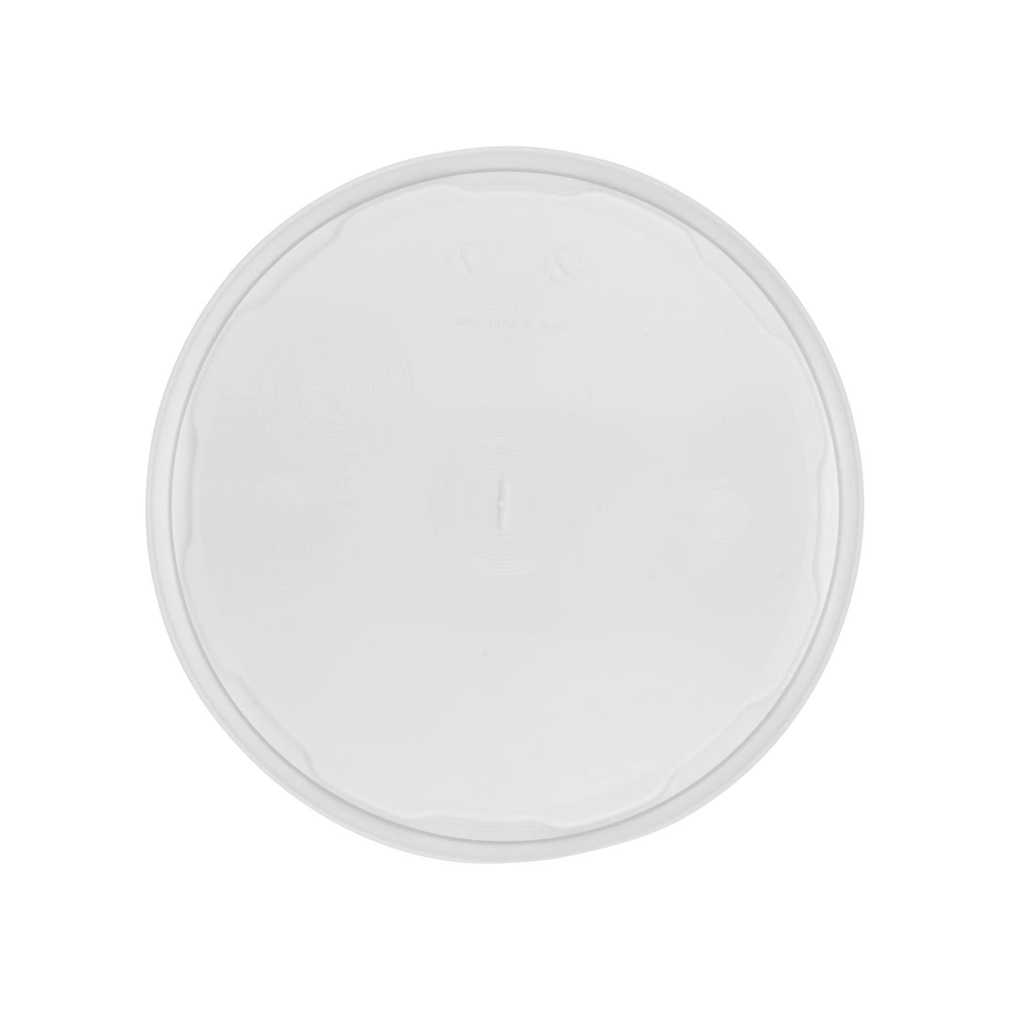 Tampa para baldes 10 l, plástico PP, branco