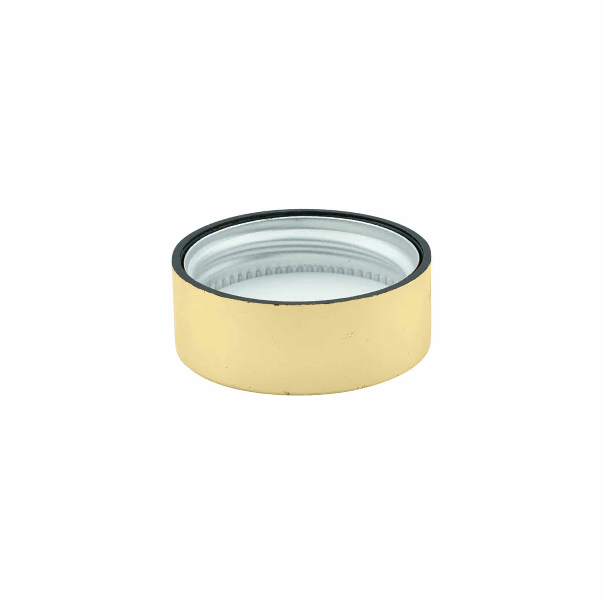 Tampa de rosca, plástico ABS, dourado, para bocal: GPI 33/400