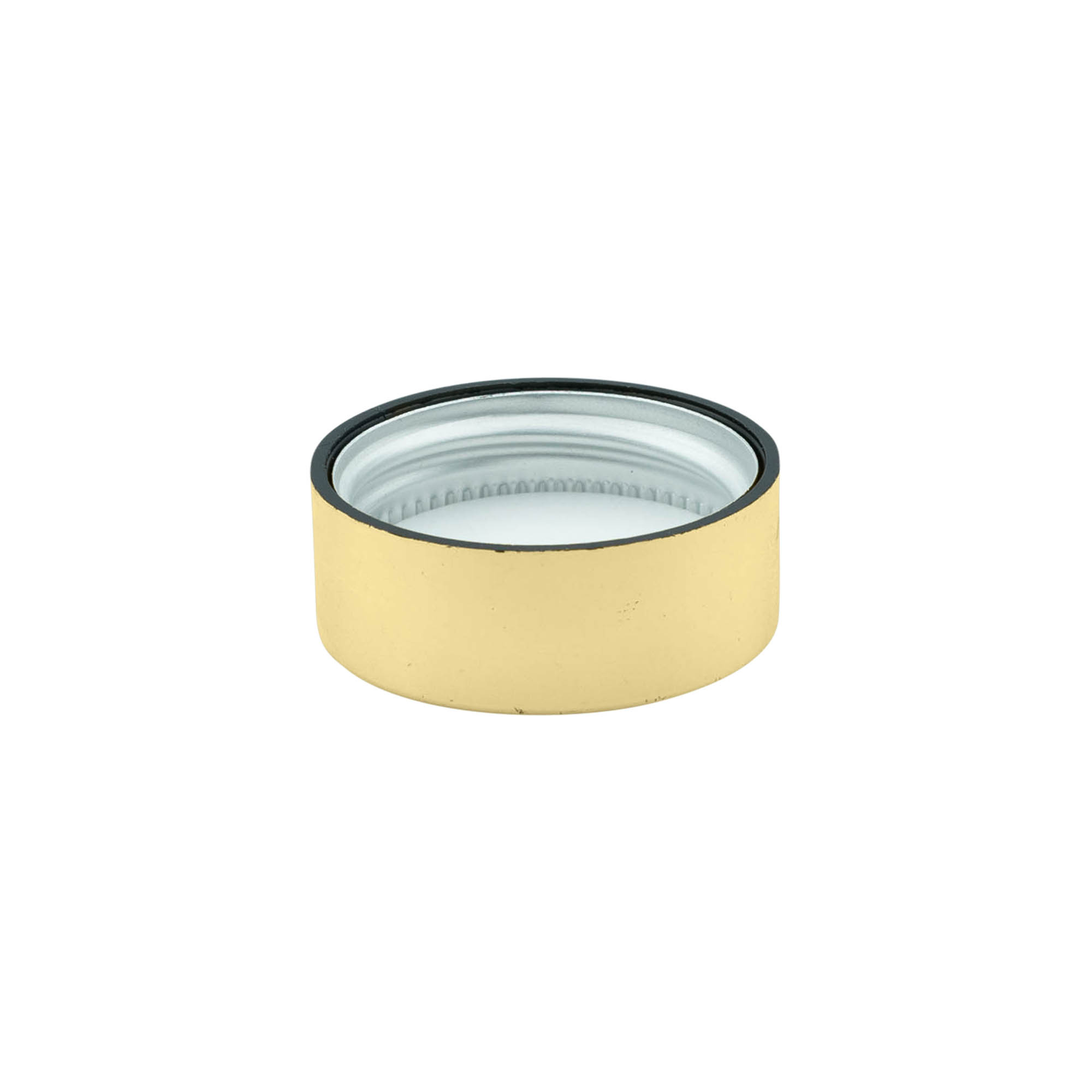 Tampa de rosca, plástico ABS, dourado, para bocal: GPI 33/400
