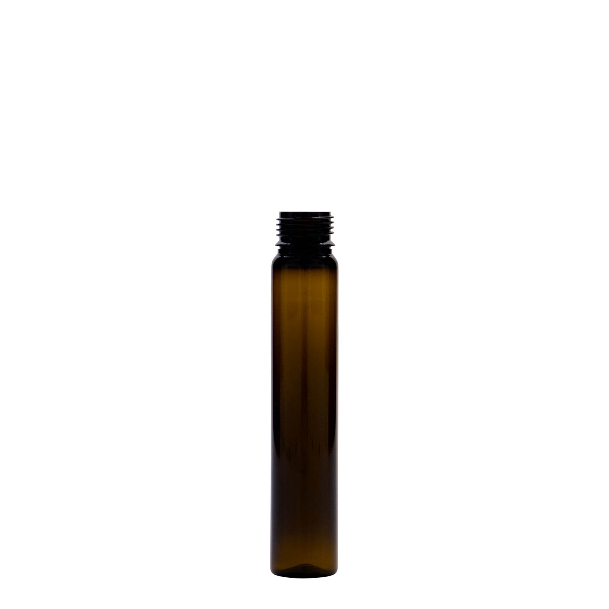 25 ml tubo PET, plástico, castanho, abertura: tampa de rosca 25 ml tubo PET, plástico, castanho, abertura: tampa de rosca