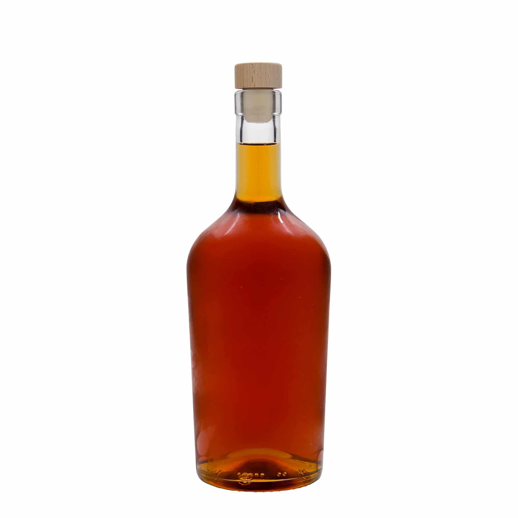 700 ml Garrafa de vidro 'Margarethe', boca: Cortiça