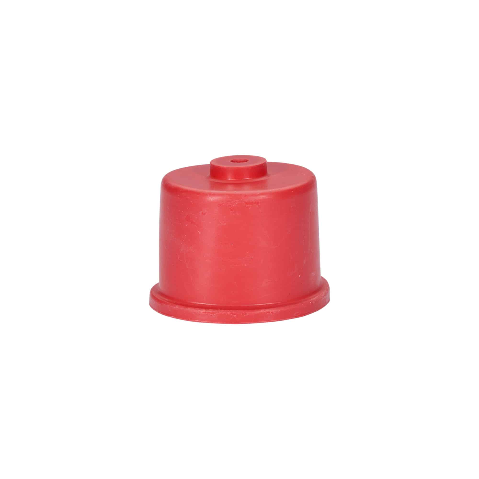 Tampa de fermentação Tipo 5, borracha, vermelho Tampa de fermentação Tipo 5, borracha, vermelho