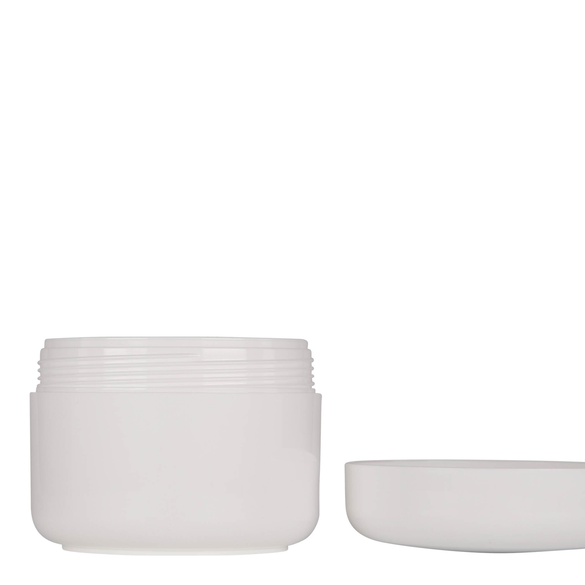 200 ml frasco de plástico 'Bianca', PP, branco, boca: tampa de rosca