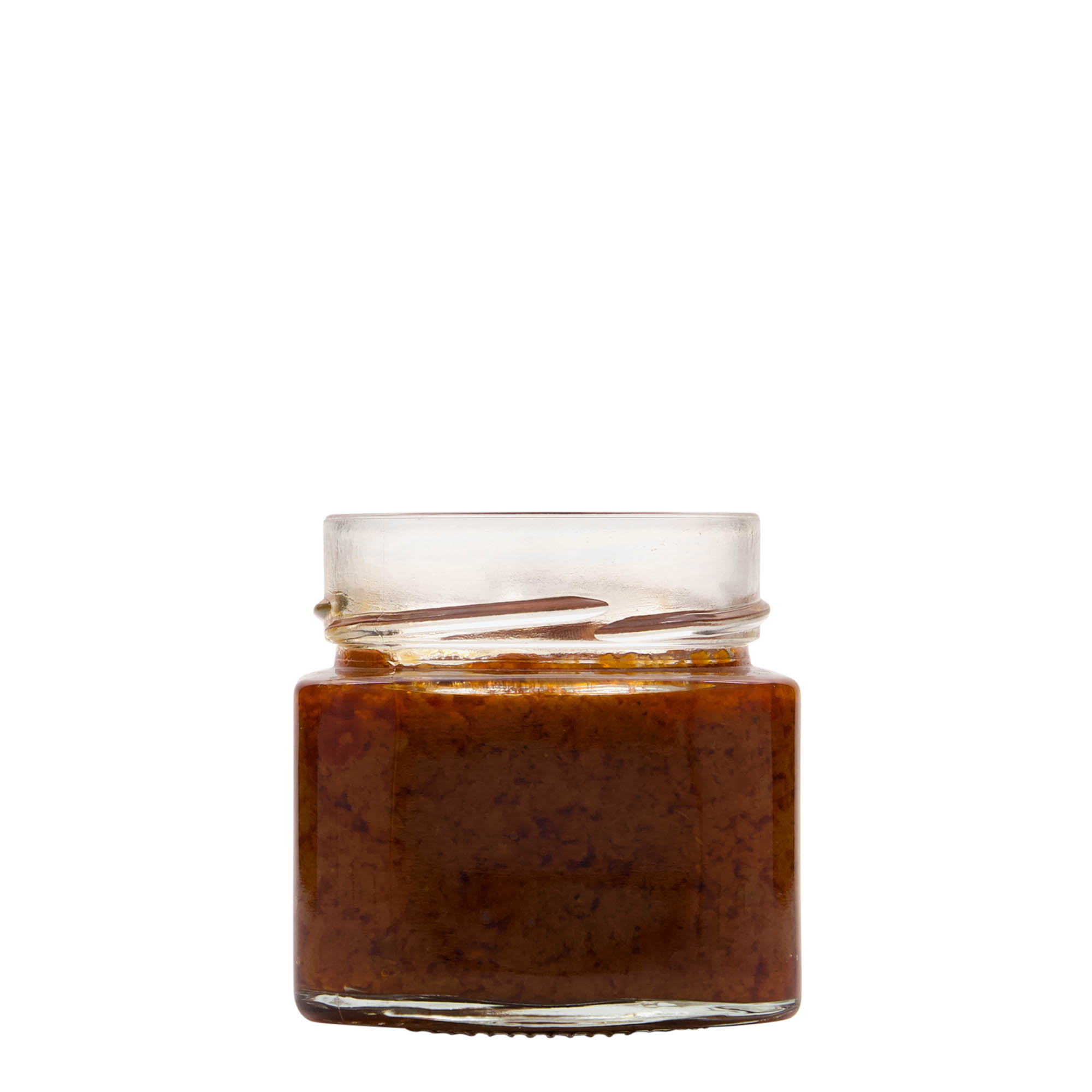 212 ml Frasco quadrado 'Kimba', Boca: Extra-Deep-Twist-Off (EDTO 70)