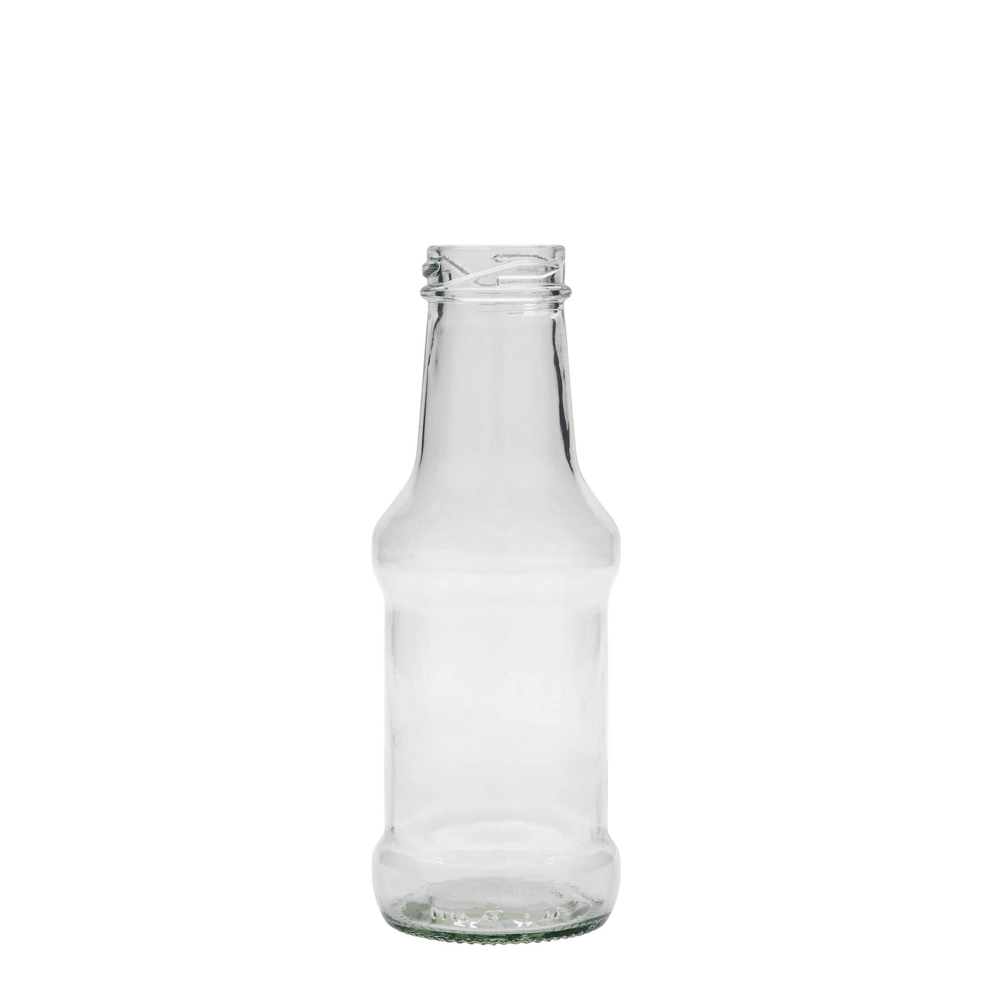 Frasco de molho de 250 ml, vidro, boca: Twist-Off (TO 38) Frasco de molho de 250 ml, vidro, boca: Twist-Off (TO 38)