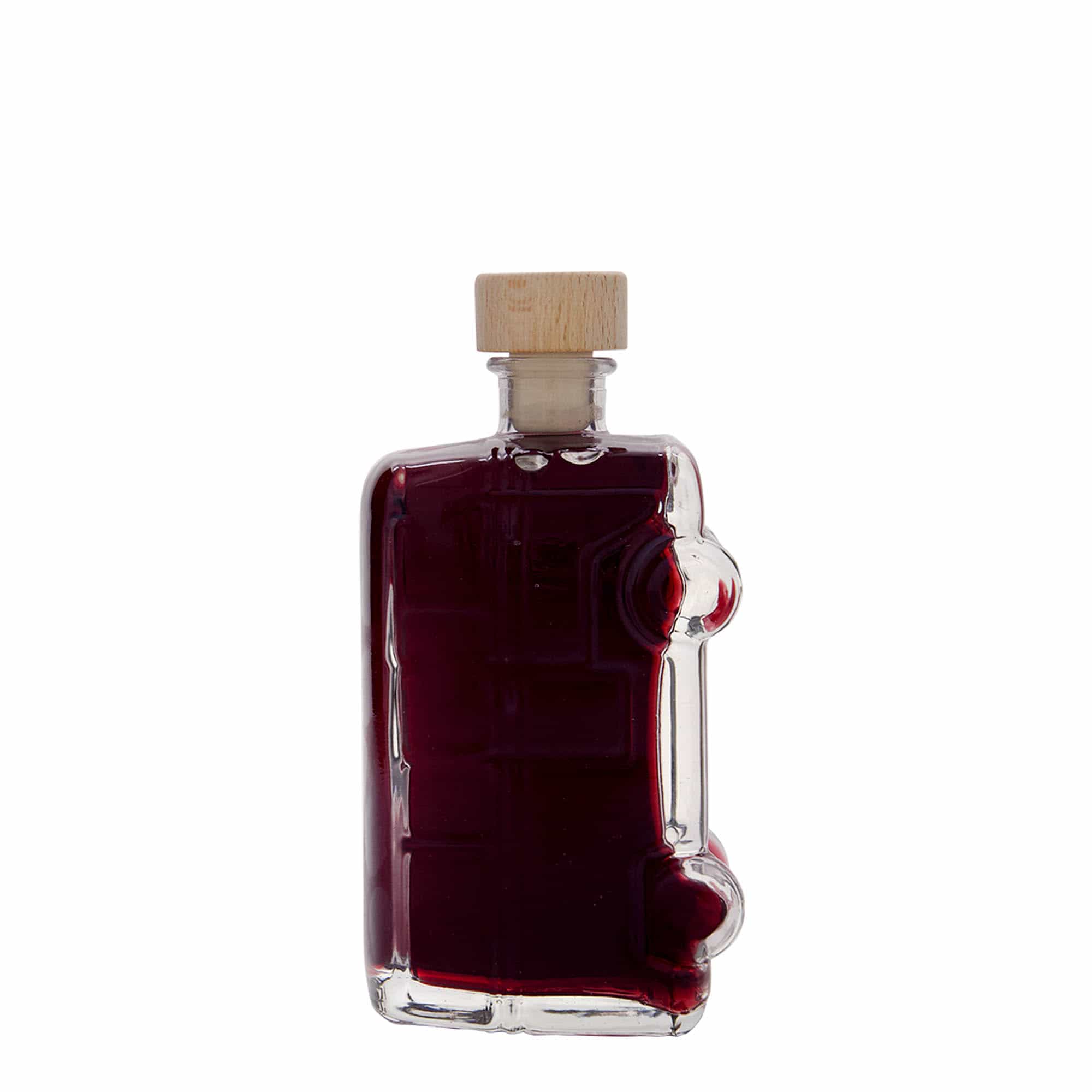 Garrafa de vidro de 200 ml 'Bulli', Boca: Cortiça
