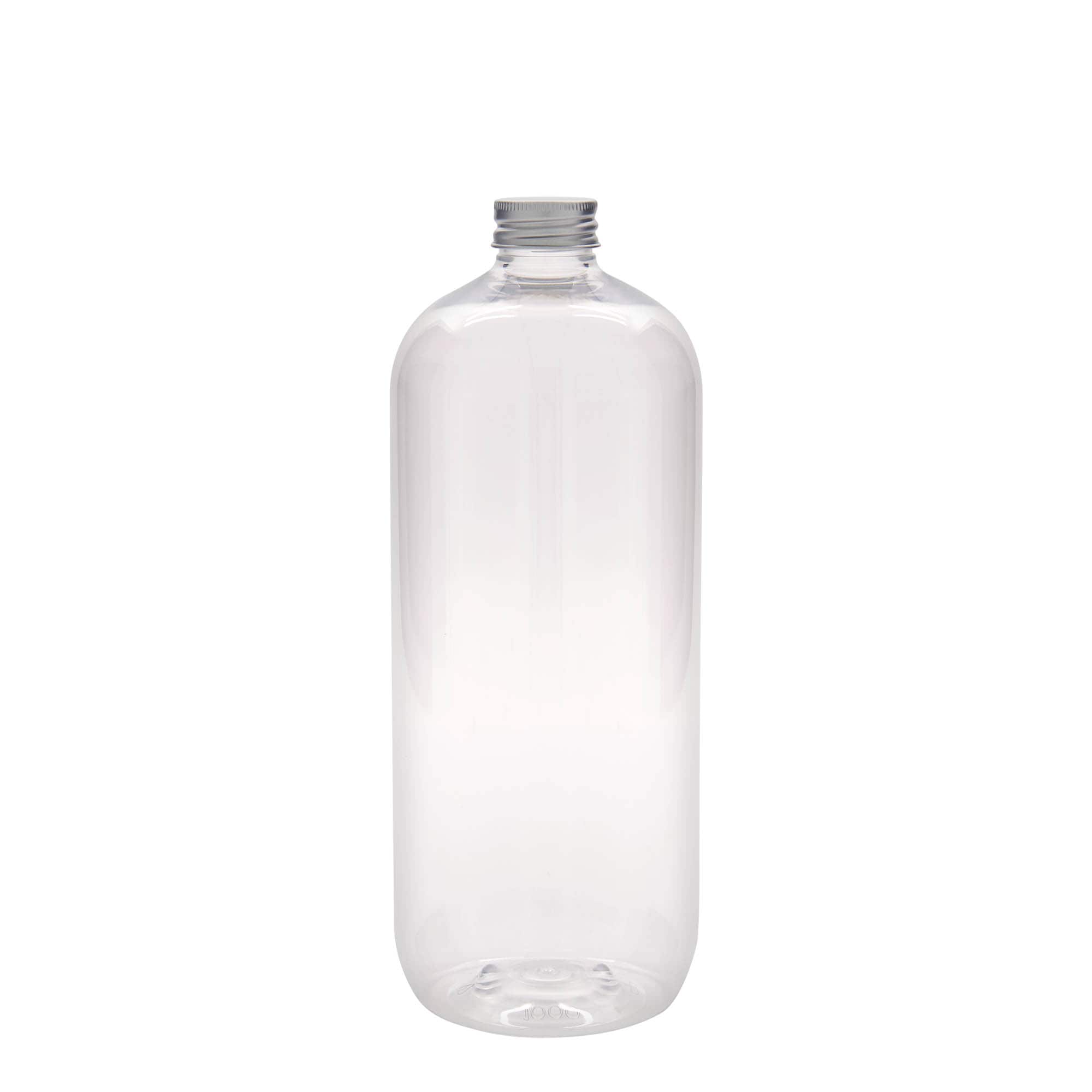 Garrafa PET de 1.000 ml 'Boston', plástico, boca: 28/410