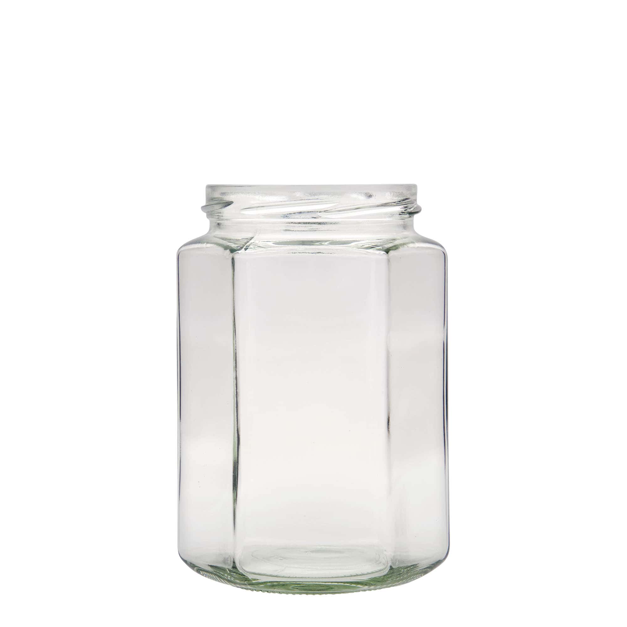 770 ml Frasco hexagonal, boca: Twist-Off (TO 82) 770 ml Frasco hexagonal, boca: Twist-Off (TO 82)