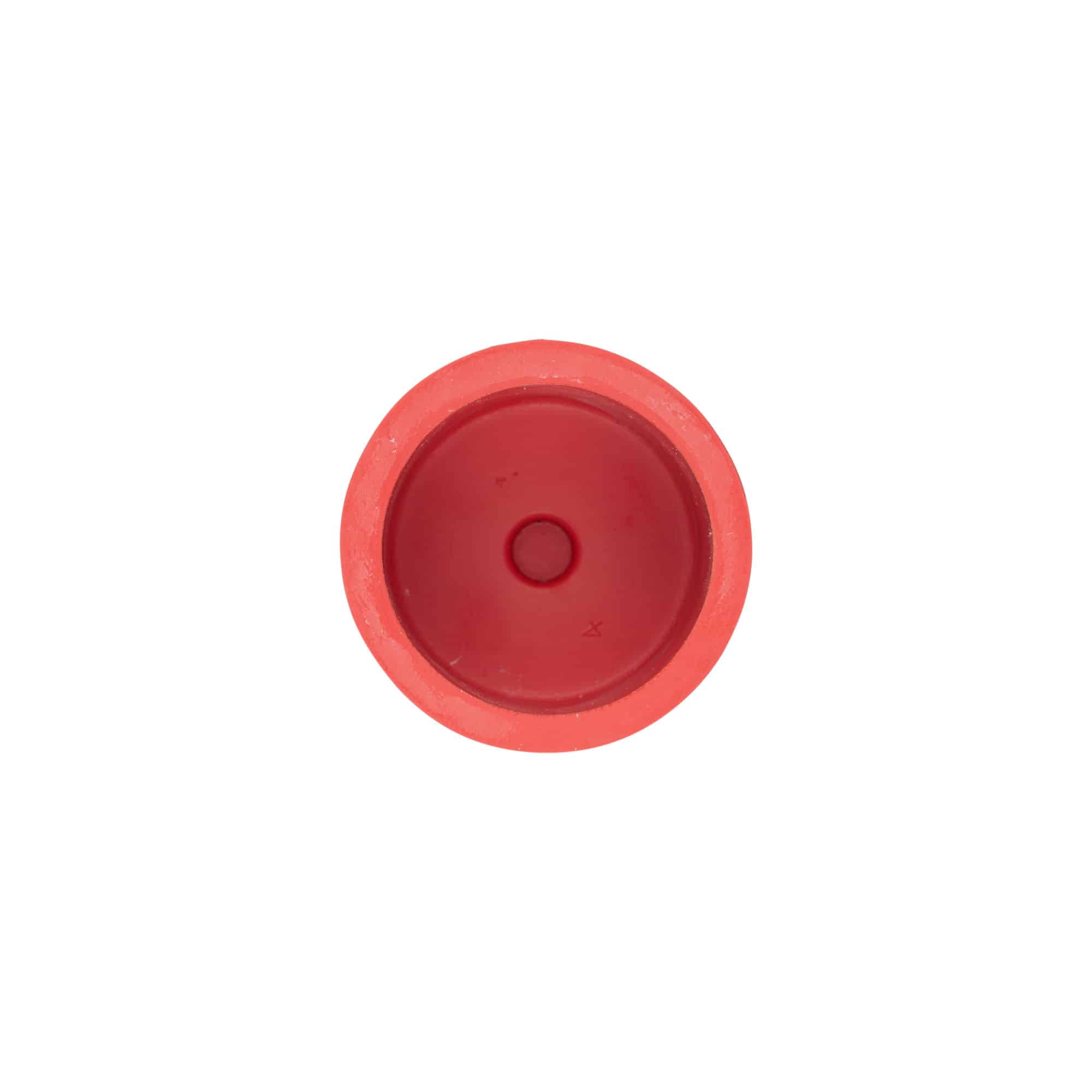 Tampa de ponte tipo 4, borracha, vermelha