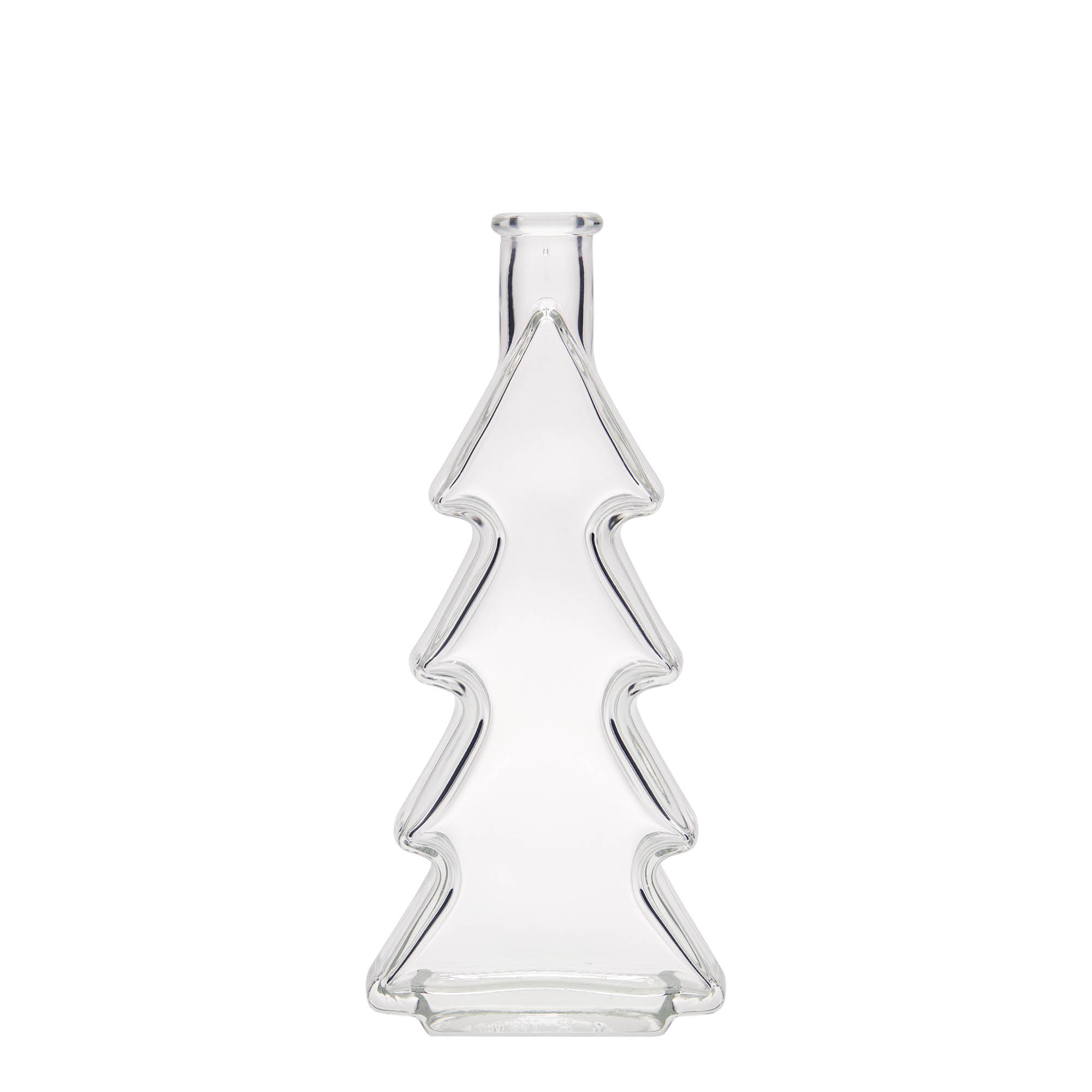 200 ml Garrafa de vidro 'Árvore de Natal', boca: Cortiça