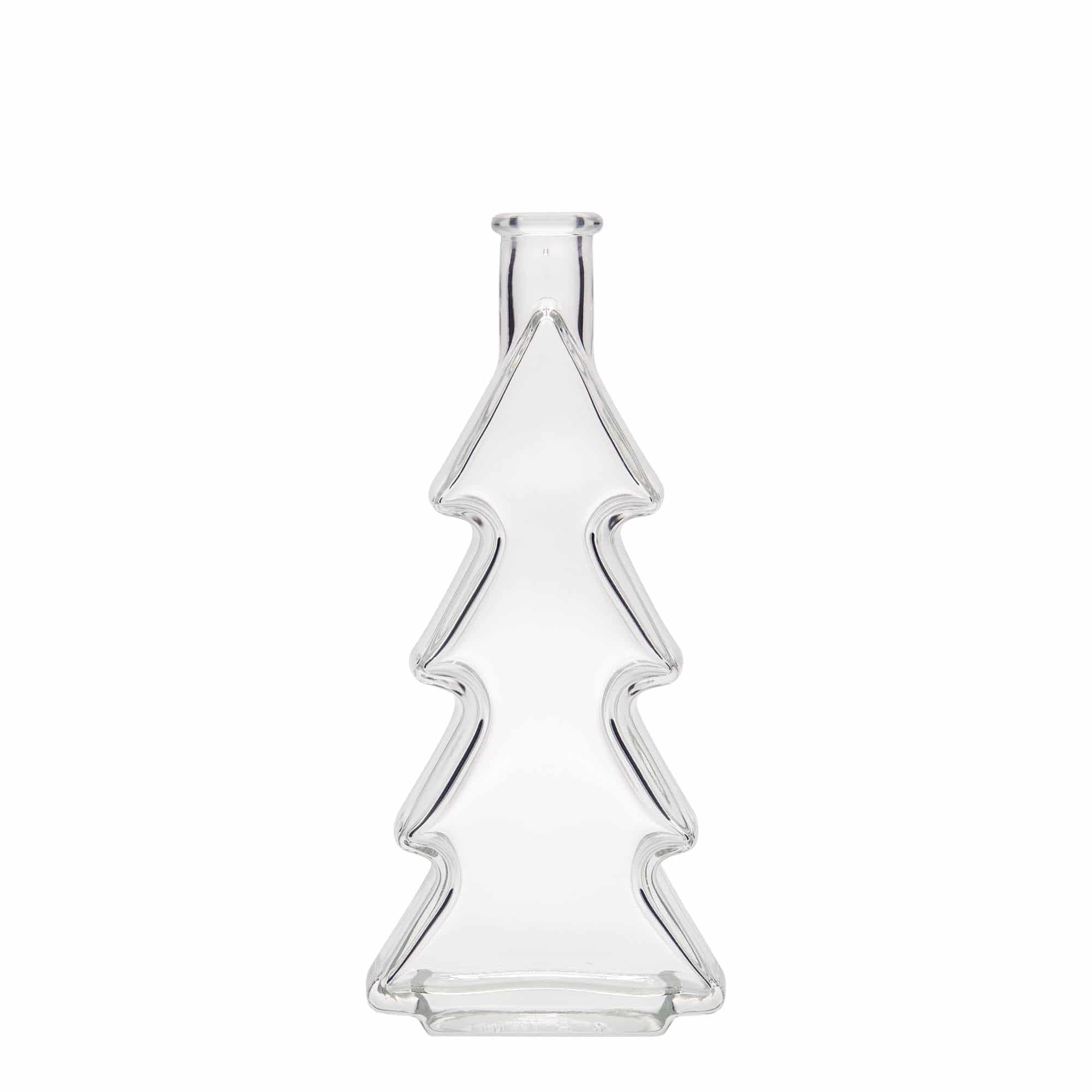 Frasco de vidro de 200 ml 'Árvore de Natal', boca: cortiça