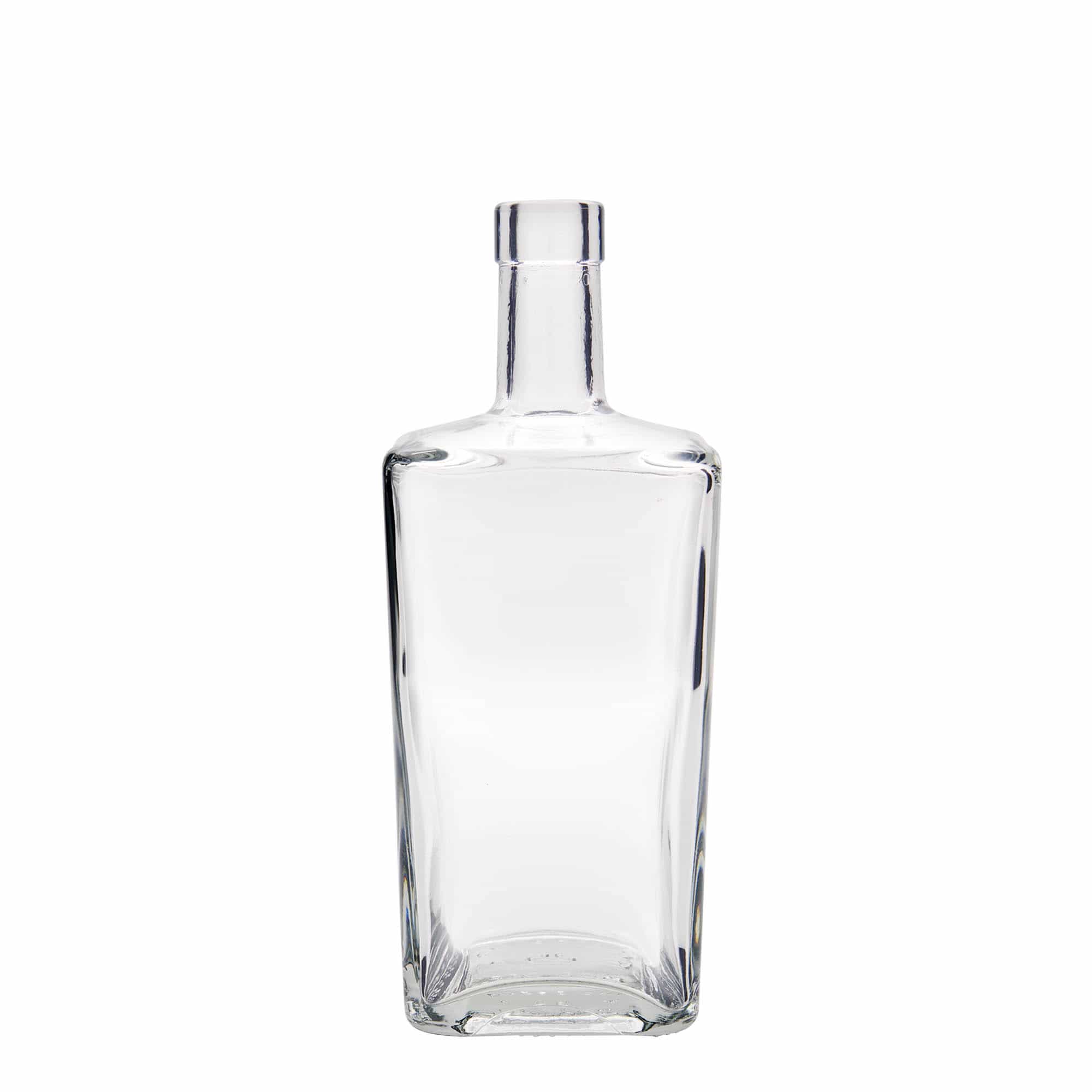 Garrafa de vidro de 700 ml 'Noel', quadrada, boca: cortiça Garrafa de vidro de 700 ml 'Noel', quadrada, boca: cortiça