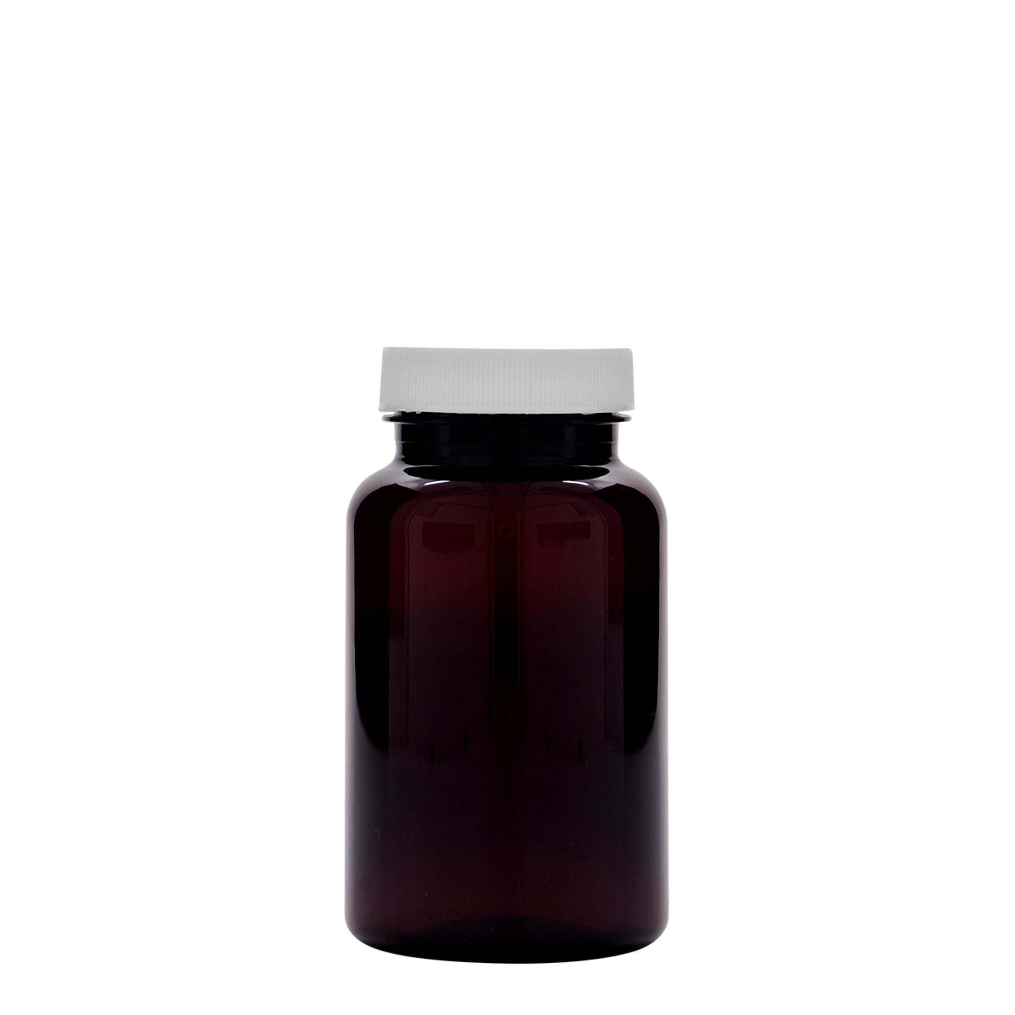 200 ml PET-frasco, plástico, castanho, bocal: 45/400